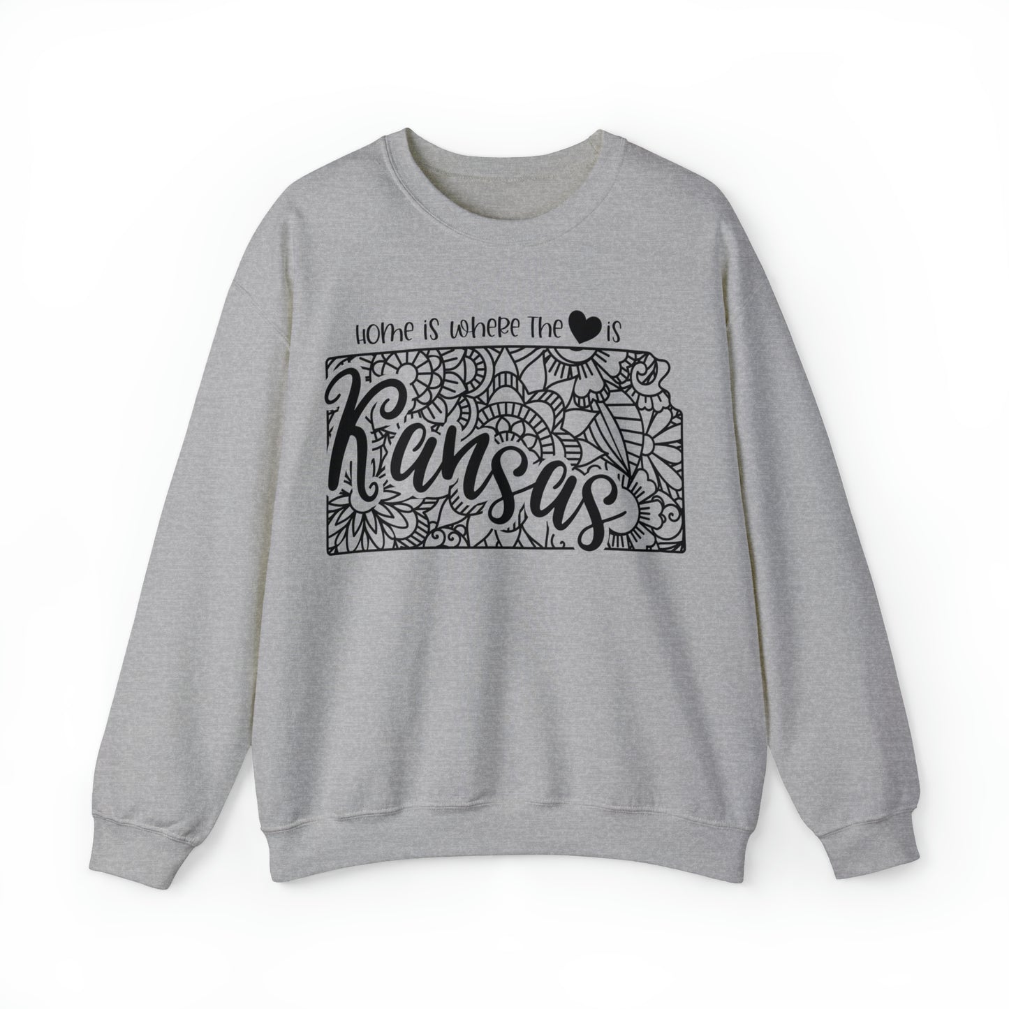 Home is Where the Heart is Kansas Sweatshirt
