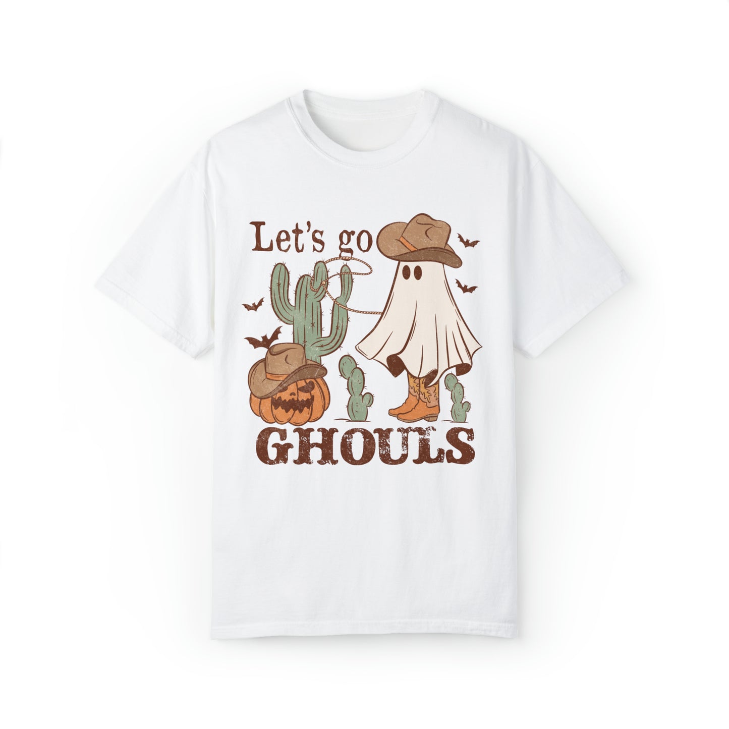 Let's Go Ghouls Comfort Colors Western Halloween Shirt