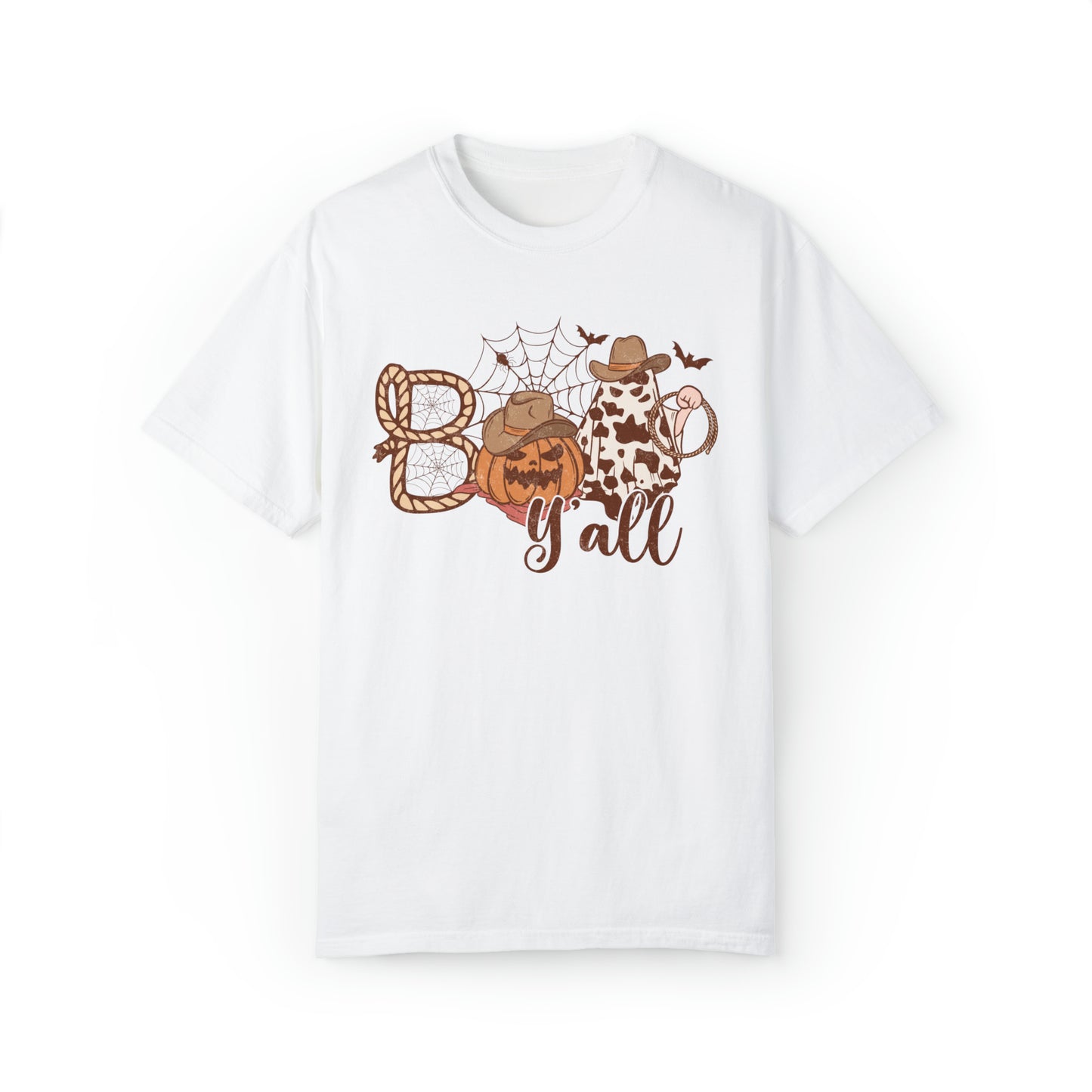 Boo Yall Comfort Colors Western Halloween Shirt