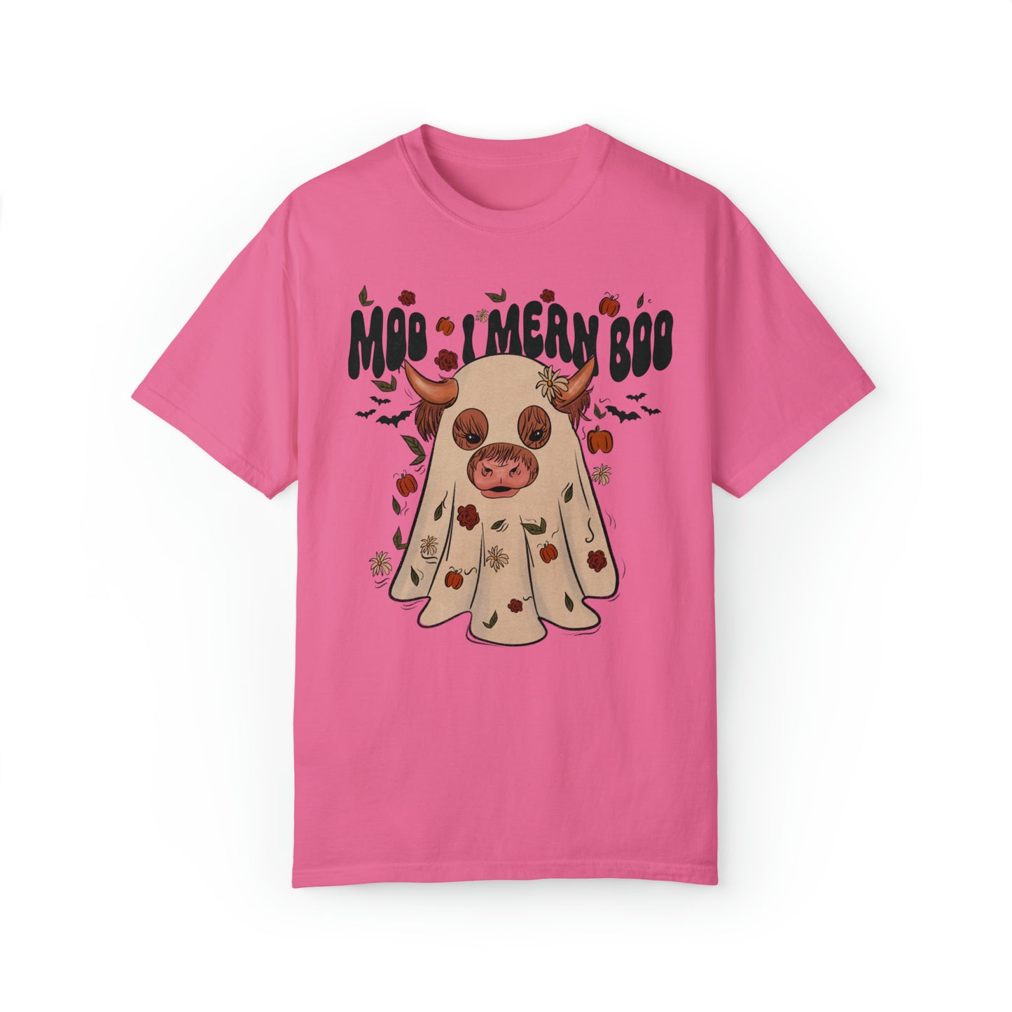 Moo, I Mean Boo Comfort Colors Western Halloween Shirt