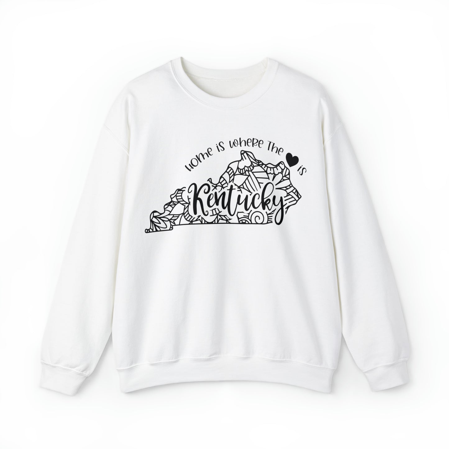 Home is Where the Heart is Kentucky Sweatshirt