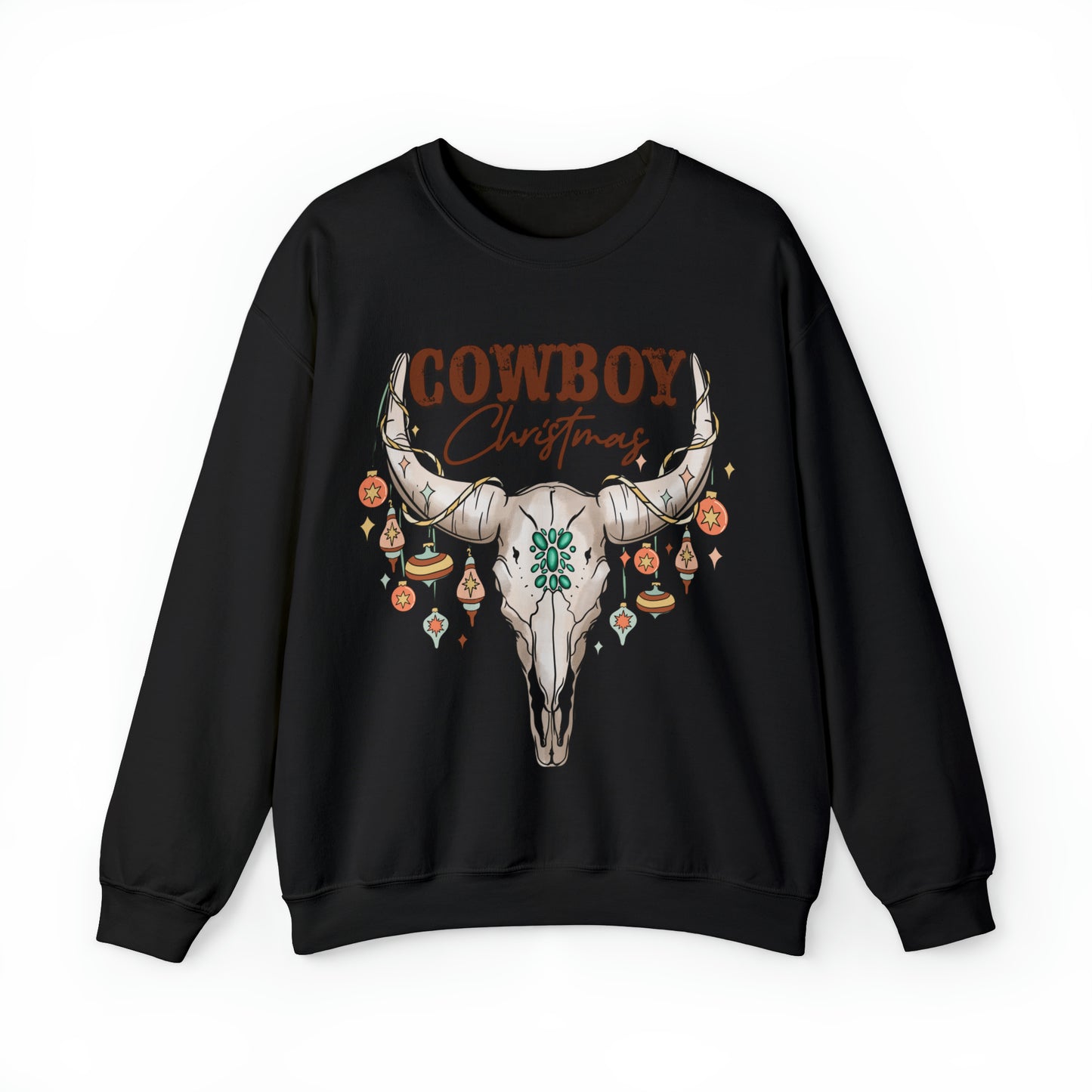 Cowboy Christmas Western Themed Christmas Sweater