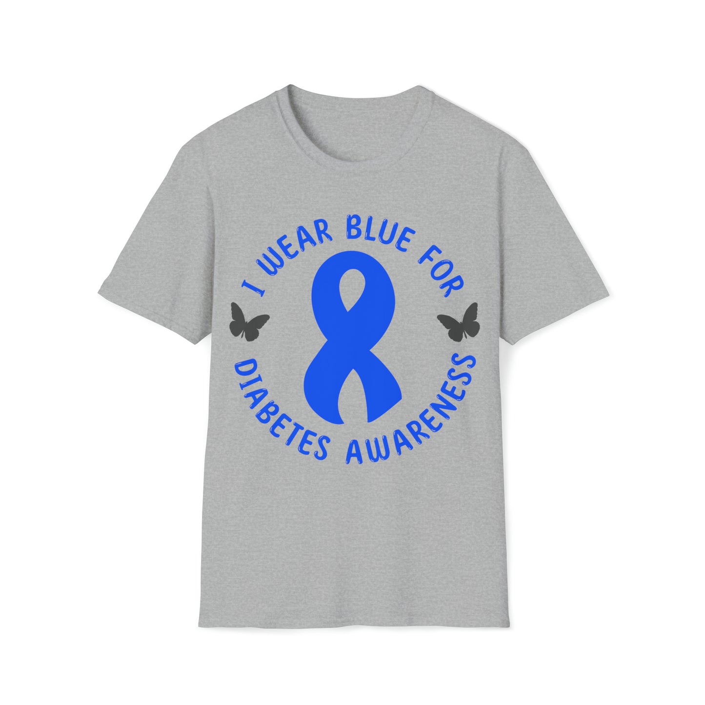 I Wear Blue For Diabetes Awareness Shirt