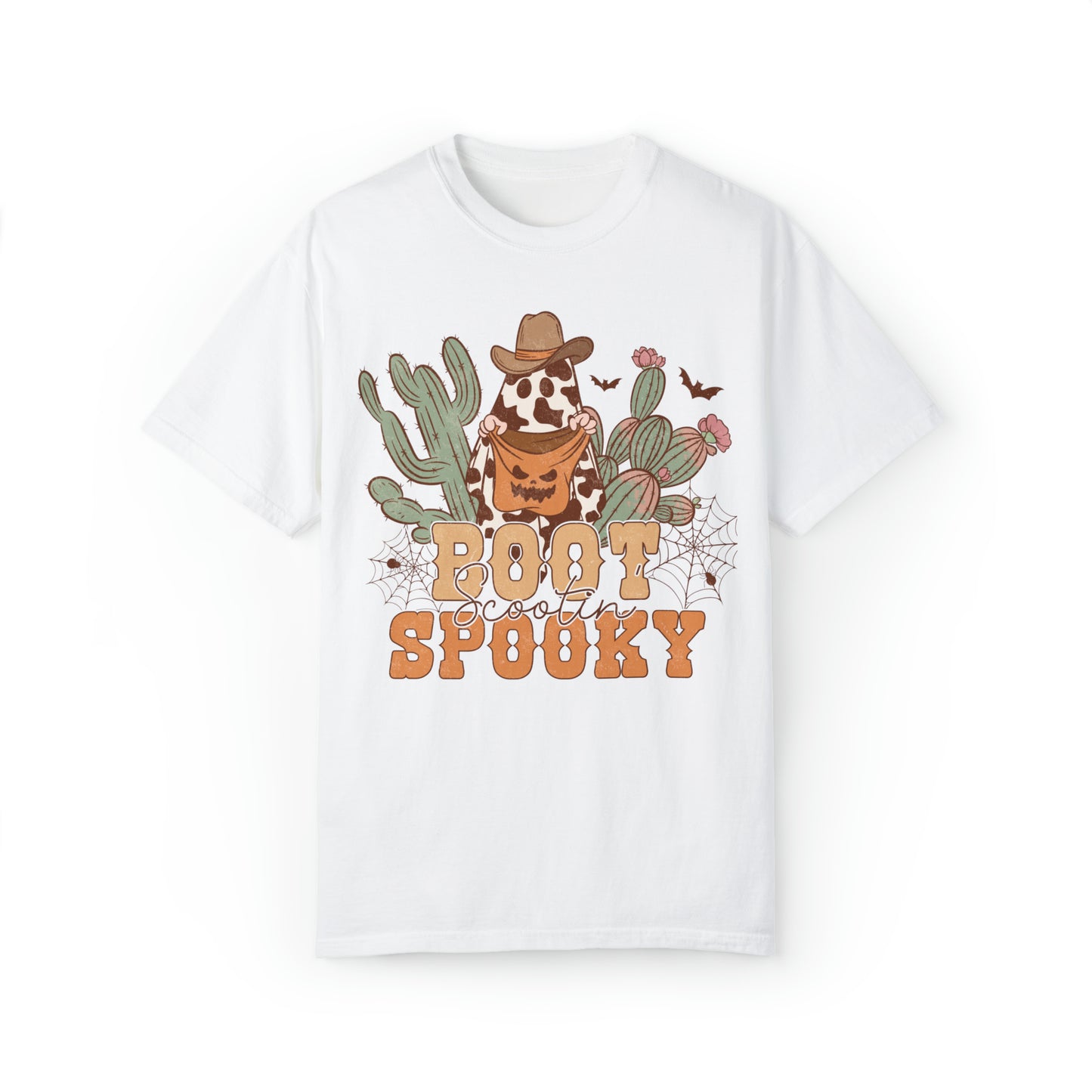 Comfort Colors Boot Scootin Spooky Country Western Halloween Shirt