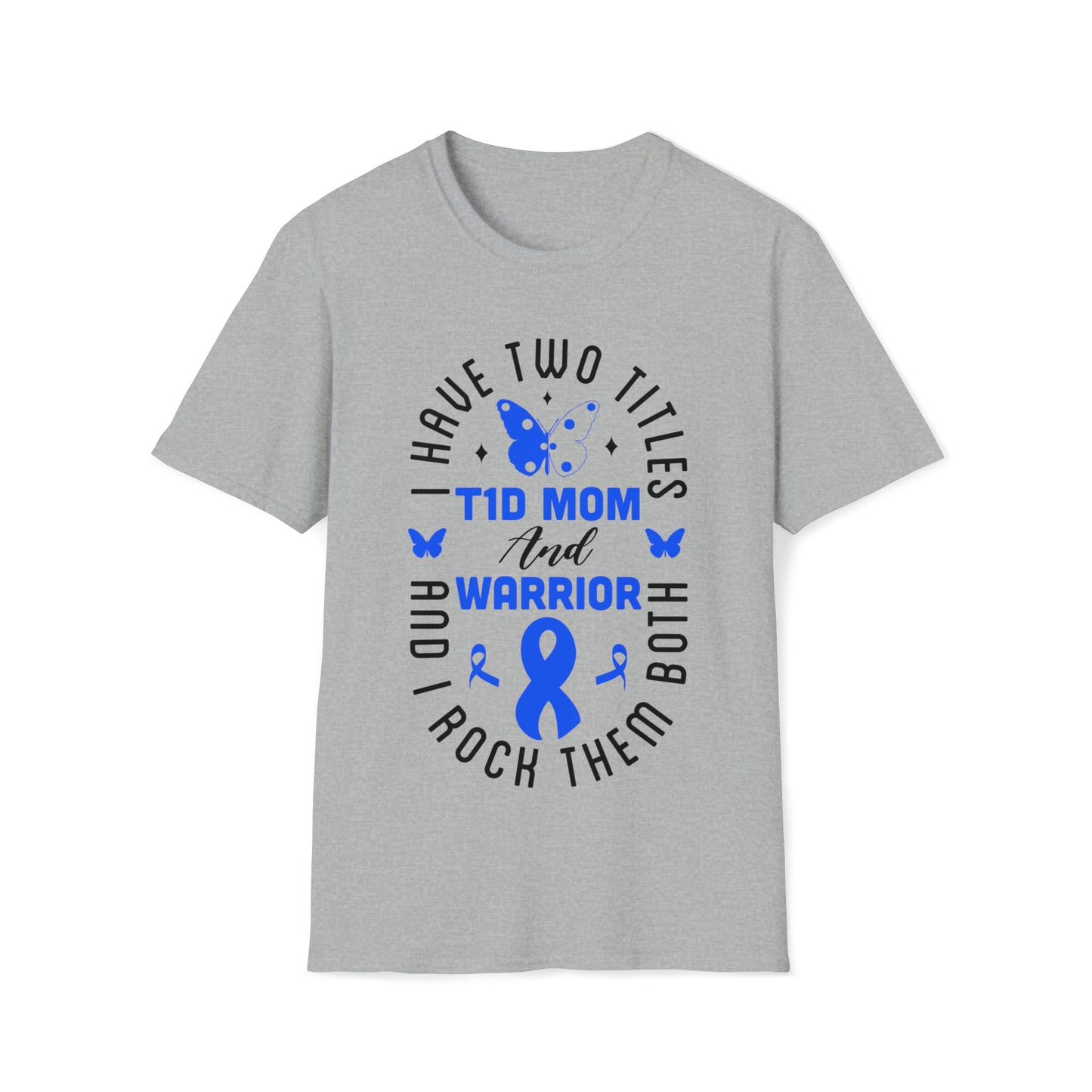 Type 1 Diabetes Mom and Warrior, Diabetes Awareness Shirt