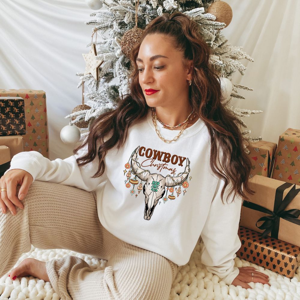 Cowboy Christmas Western Themed Christmas Sweater – HMDesignStudioUS