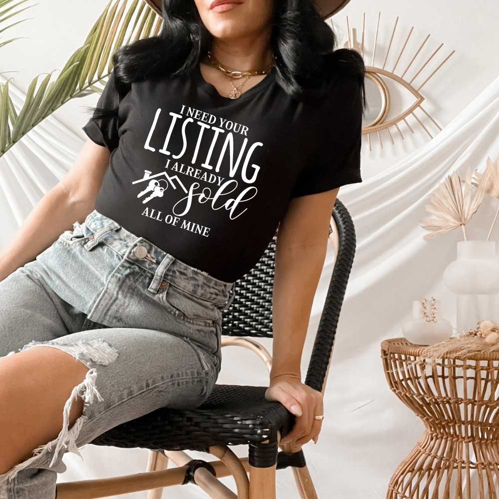 Sold Real Estate Agent Shirt, Great for Real Estate Marketing