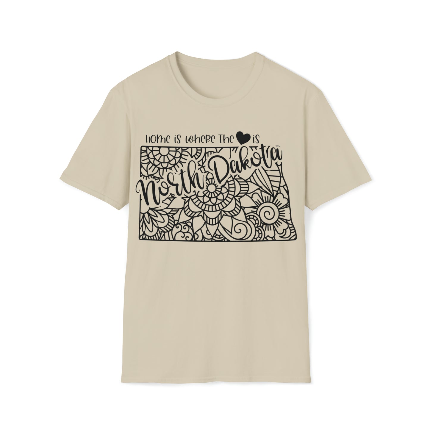 North Dakota is Where the Heart is T-Shirt