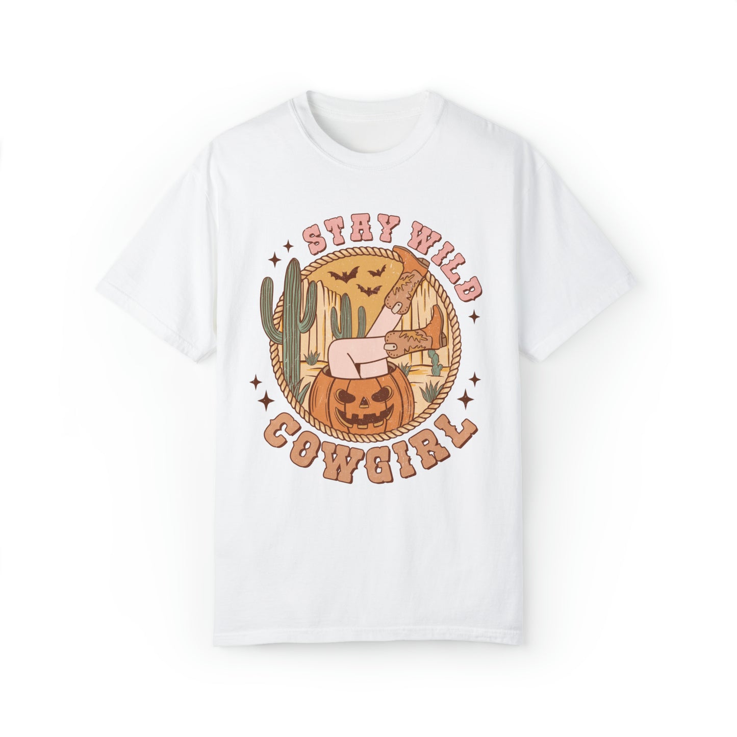 Comfort Colors Stay Wild Cowgirl Western Halloween Shirt