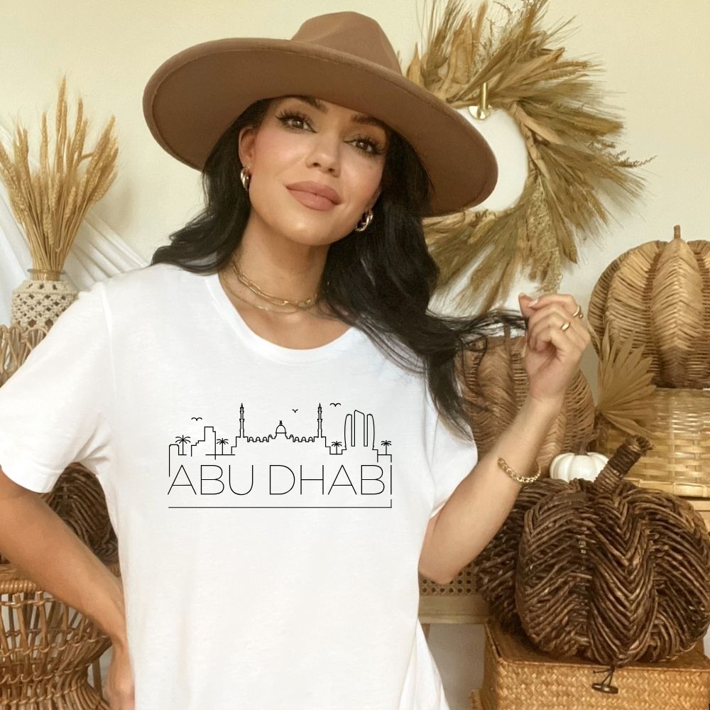 Abu Dhabi Skyline Shirt - HMDesignStudioUS