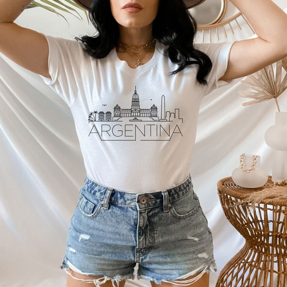 Argentina Skyline Shirt - HMDesignStudioUS