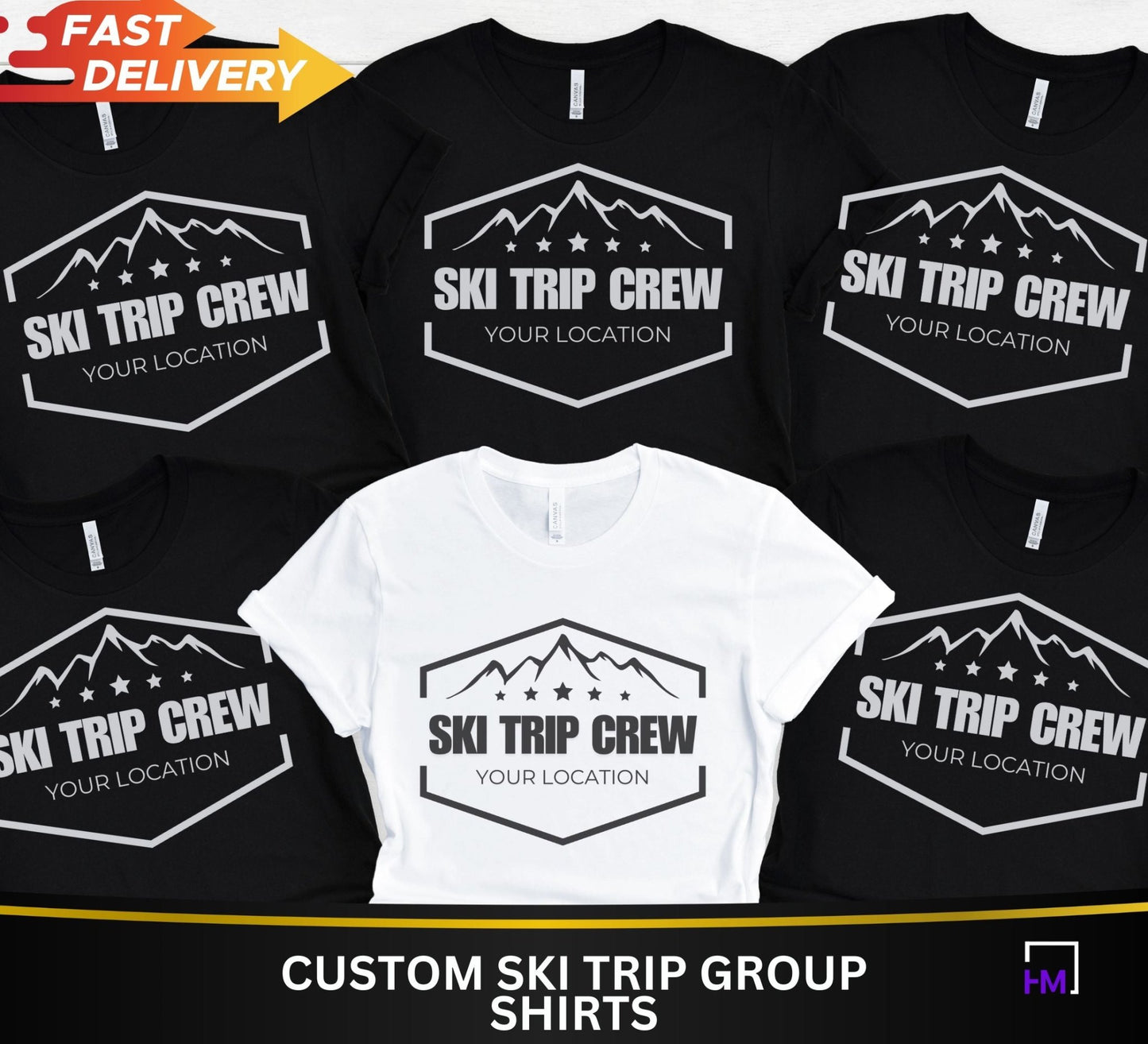 Custom Ski Trip Shirts - HMDesignStudioUS