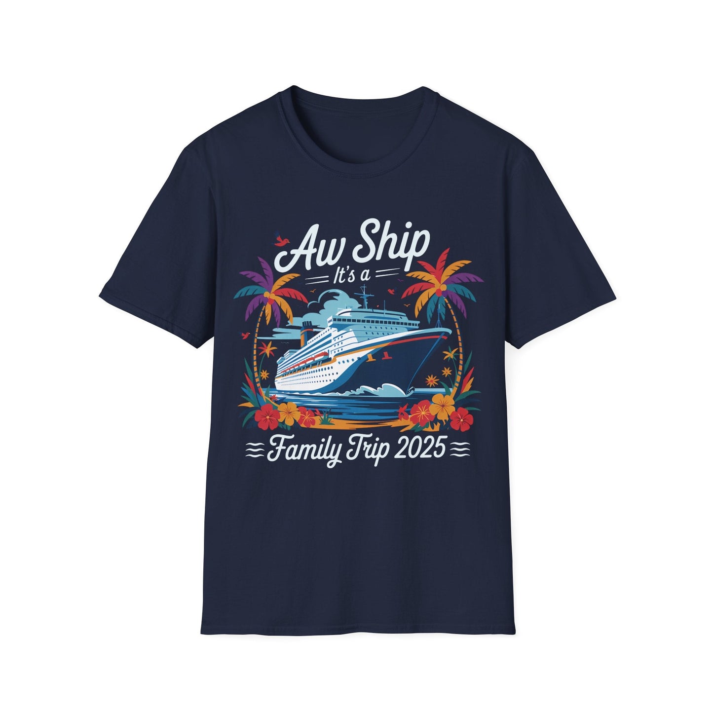 Family Cruise T-Shirt, Vacation Tee, Summer Trip Shirt, Group Tour Apparel, Customizable Family Wear - HMDesignStudioUS