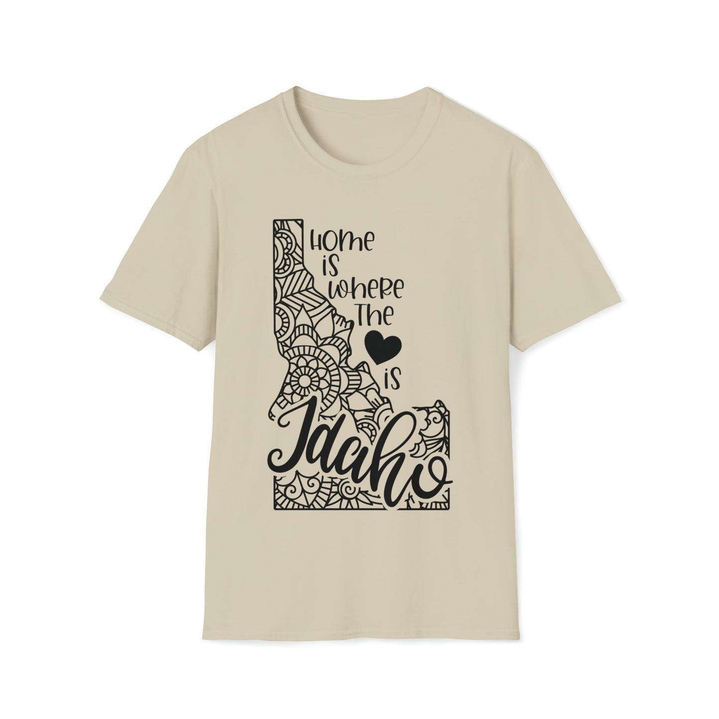 Idaho is Where the Heart is T-Shirt - HMDesignStudioUS