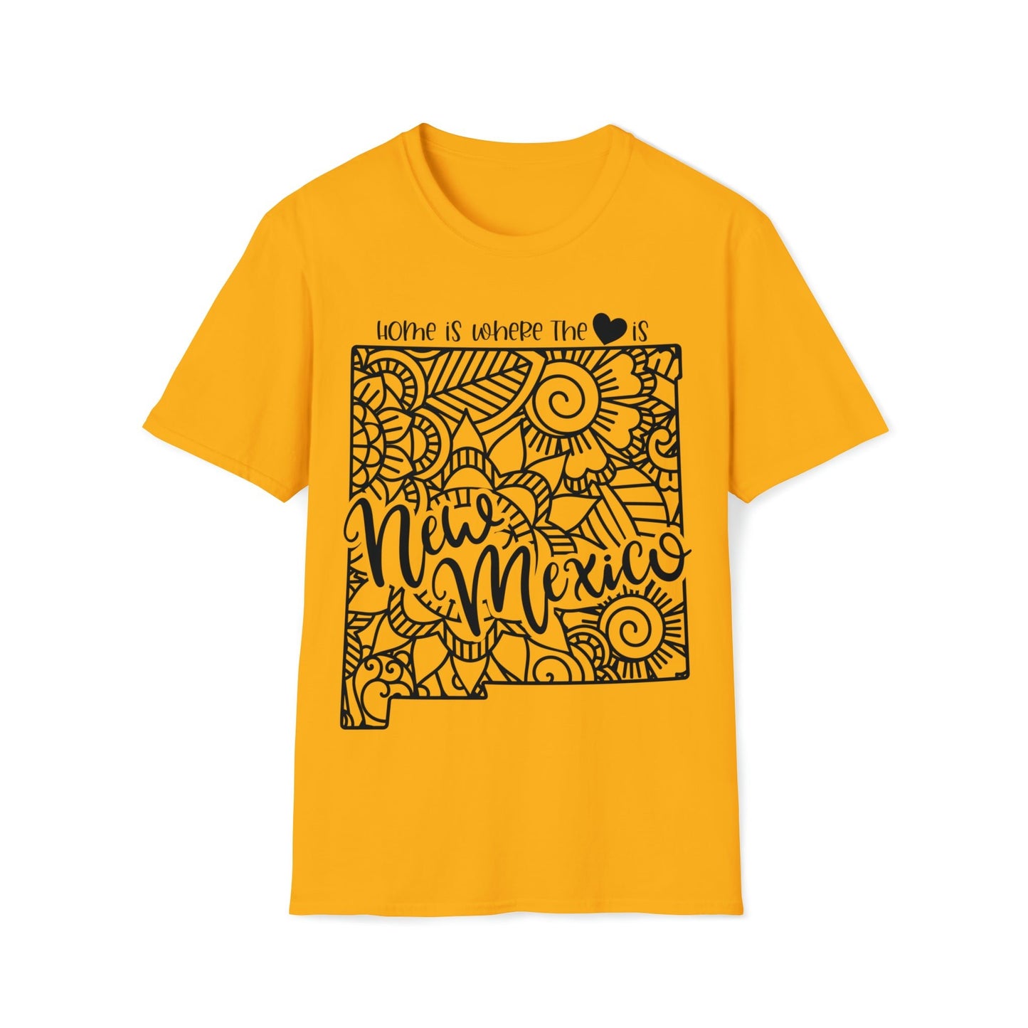 New Mexico is Where the Heart is T-Shirt - HMDesignStudioUS