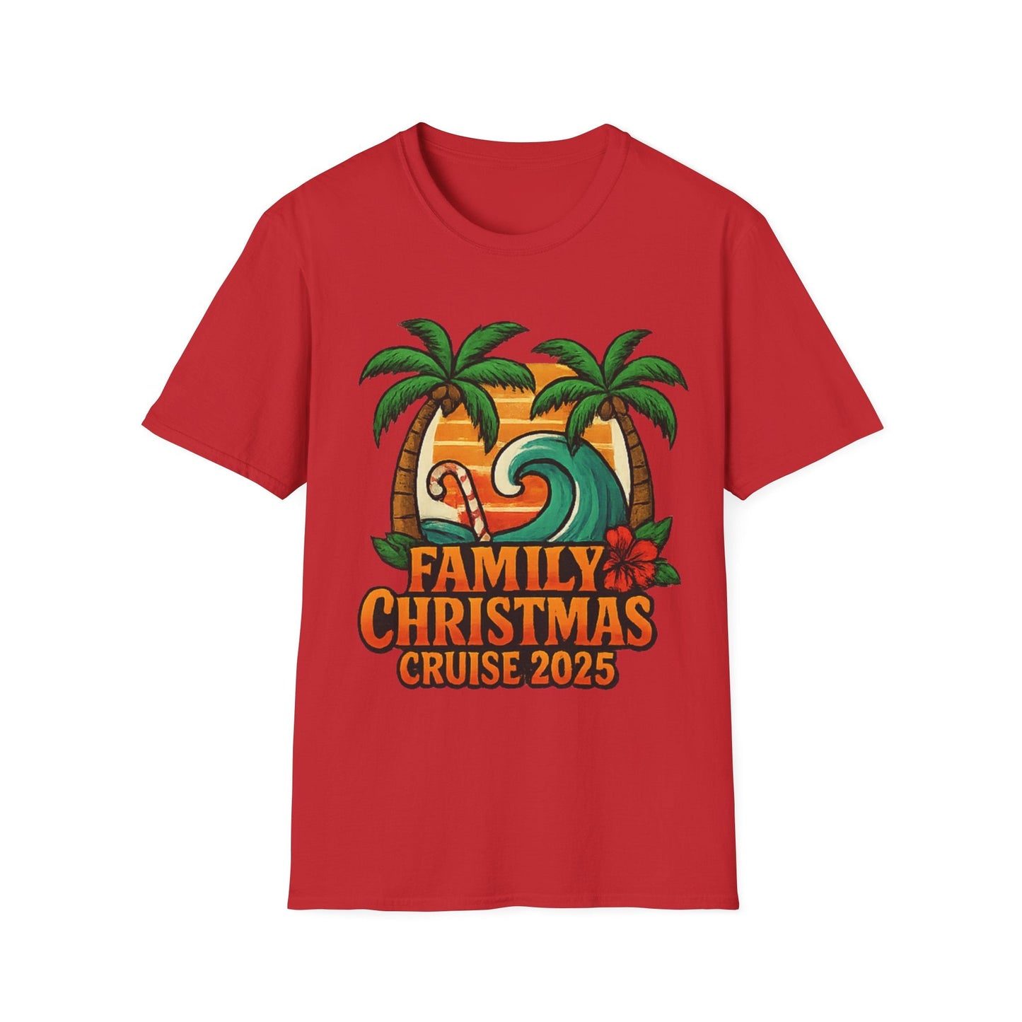 Tropical Family Cruise T-Shirt, Vacation Souvenir, Christmas Gift, Summer Tee, Family Reunion Shirt, Ocean Vibe Apparel - HMDesignStudioUS