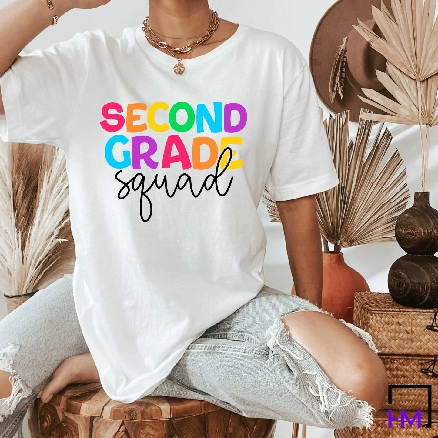 2nd Grade Squad Teacher Shirt