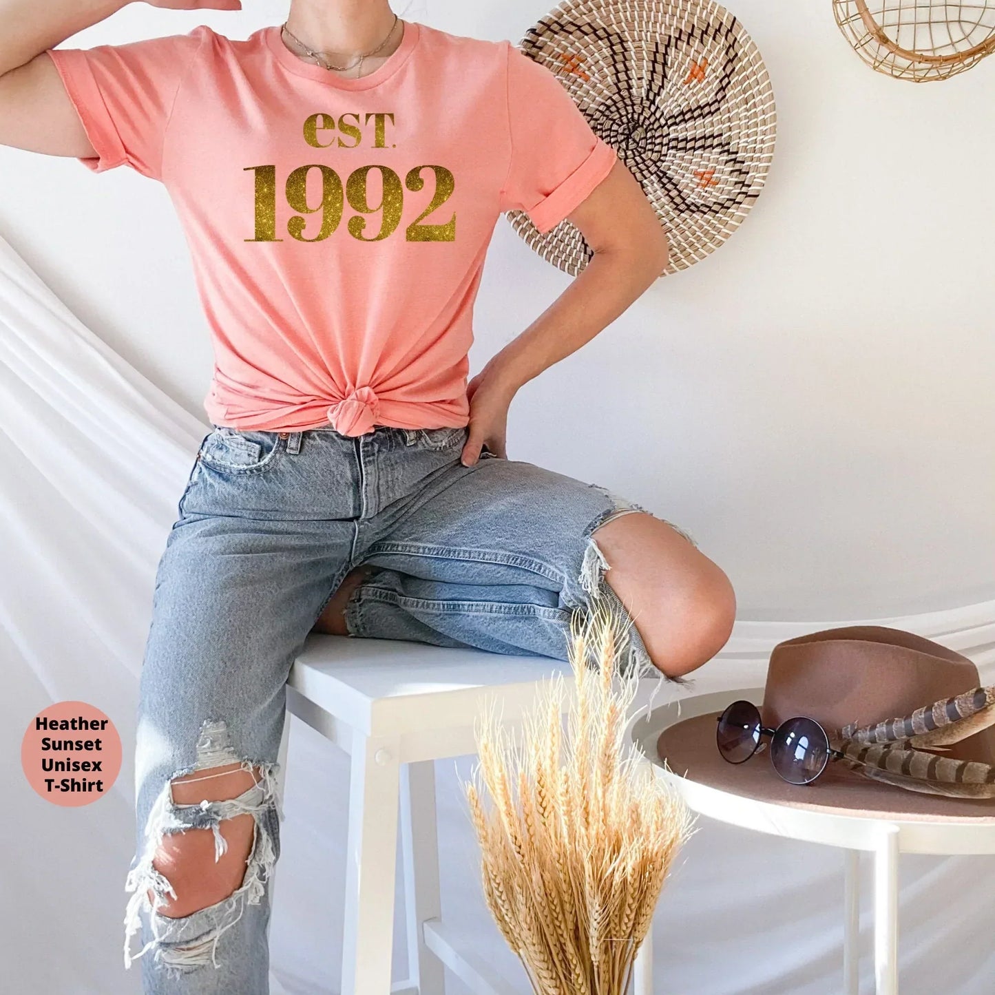 30th Birthday Shirt, Est 1992 Shirt, Birthday Year Shirt, Birthday Crew Shirt