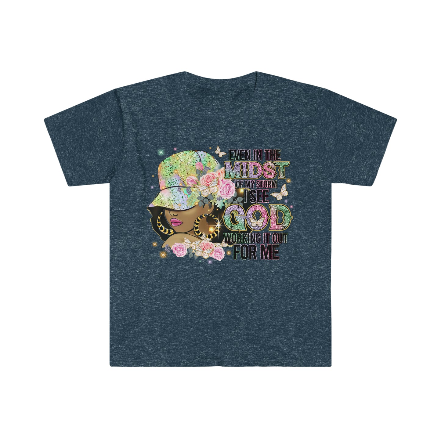 God Will Work It Out, Black Woman Christian Shirt