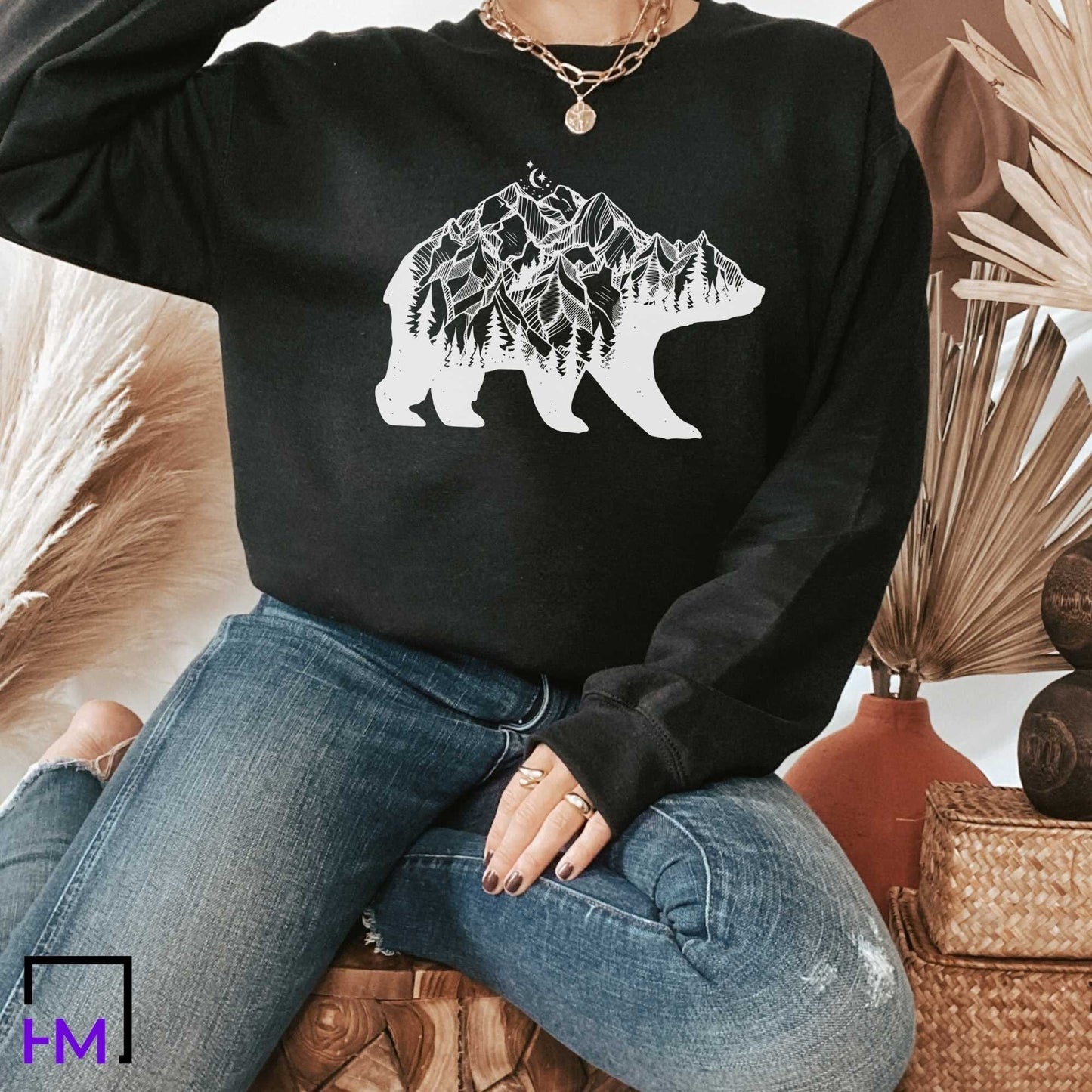 Camping Shirt, Happy Camper, Adventure Time is Calling Gift, Camper Gifts for Women, Nature Lover Sweatshirt, Camping Presents, Hiking Tee