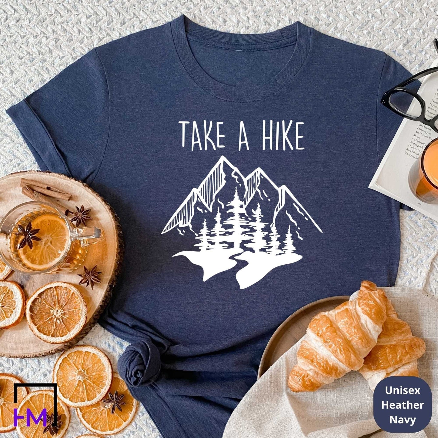 Camping Shirt, Happy Camper, Take a Hike Adventure Time, Camper Gifts for Women, Nature Lover Sweatshirt, Camping Presents, Hiking Tee