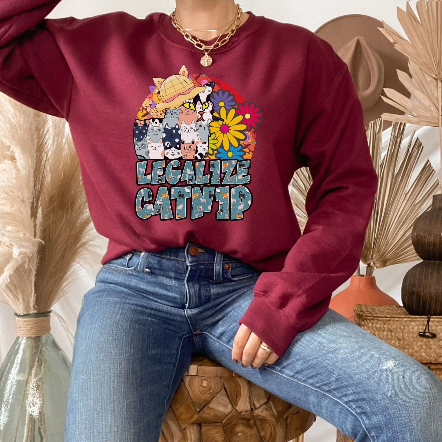 Cat Sweater, Cat Mom Sweatshirt, Cat Clothes, Siamese Cat Hoodie, Leopard I love Pussy Cats, Funny Cat Themed gifts, Cute Pussy Cat Tshirt