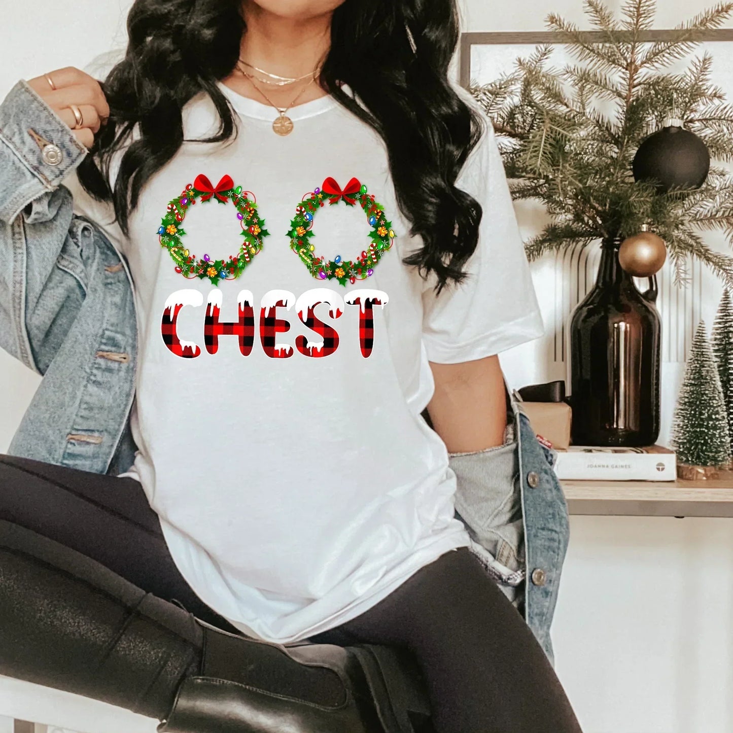 Chest Nuts Couples Christmas Shirts