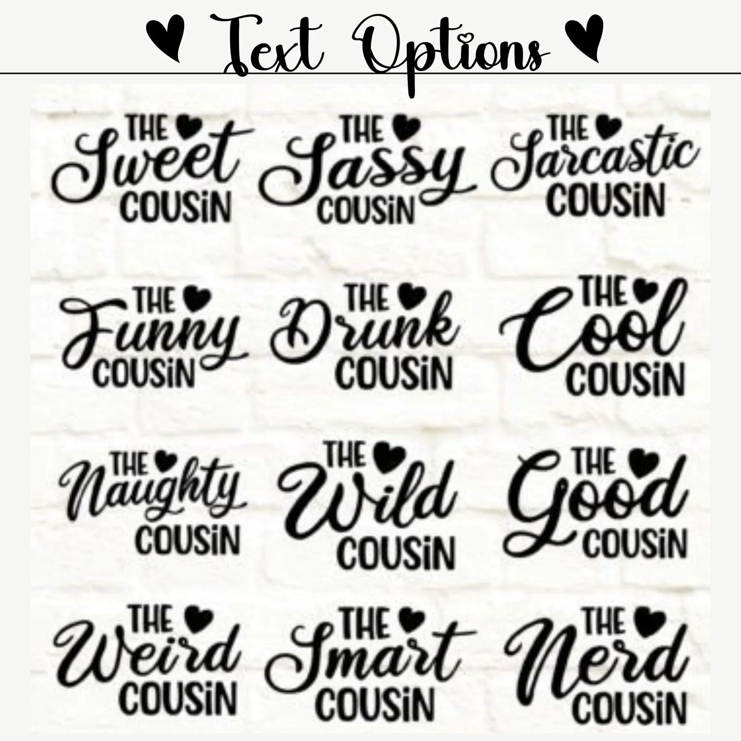 Cousin Crew Shirts, Funny Cousin Gifts