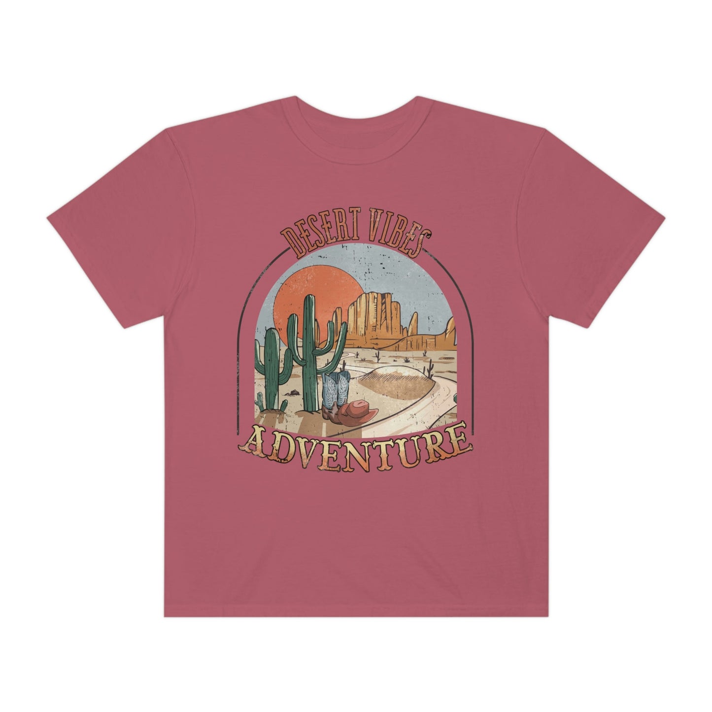Desert Vibes Shirt, Comfort Colors Funny Western Graphic Tee for Cowboy or Cowgirl T-Shirt
