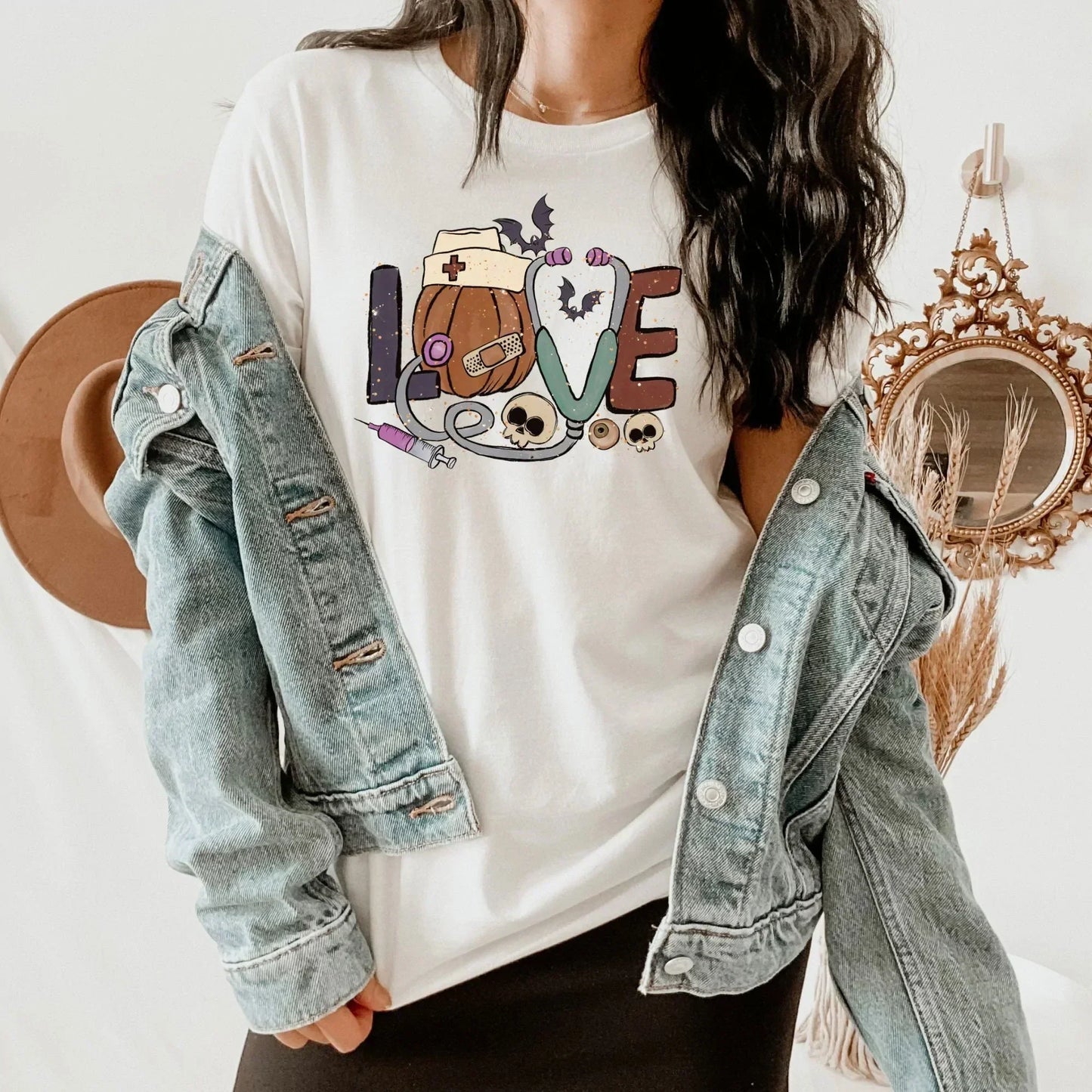 Funny Nursing Shirt, Halloween Nursing Student, ICU Nurse, Registered Nurse, Peds Nurse ER Nurse Sweatshirt, Nurse Gift, Spooky Nurse Hoodie