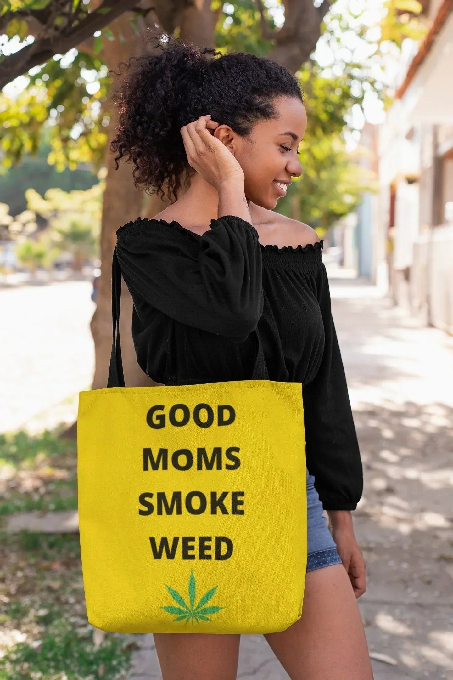 Good Moms, Stoner Girl, Tote Bag, Weed Accessories, Marijuana