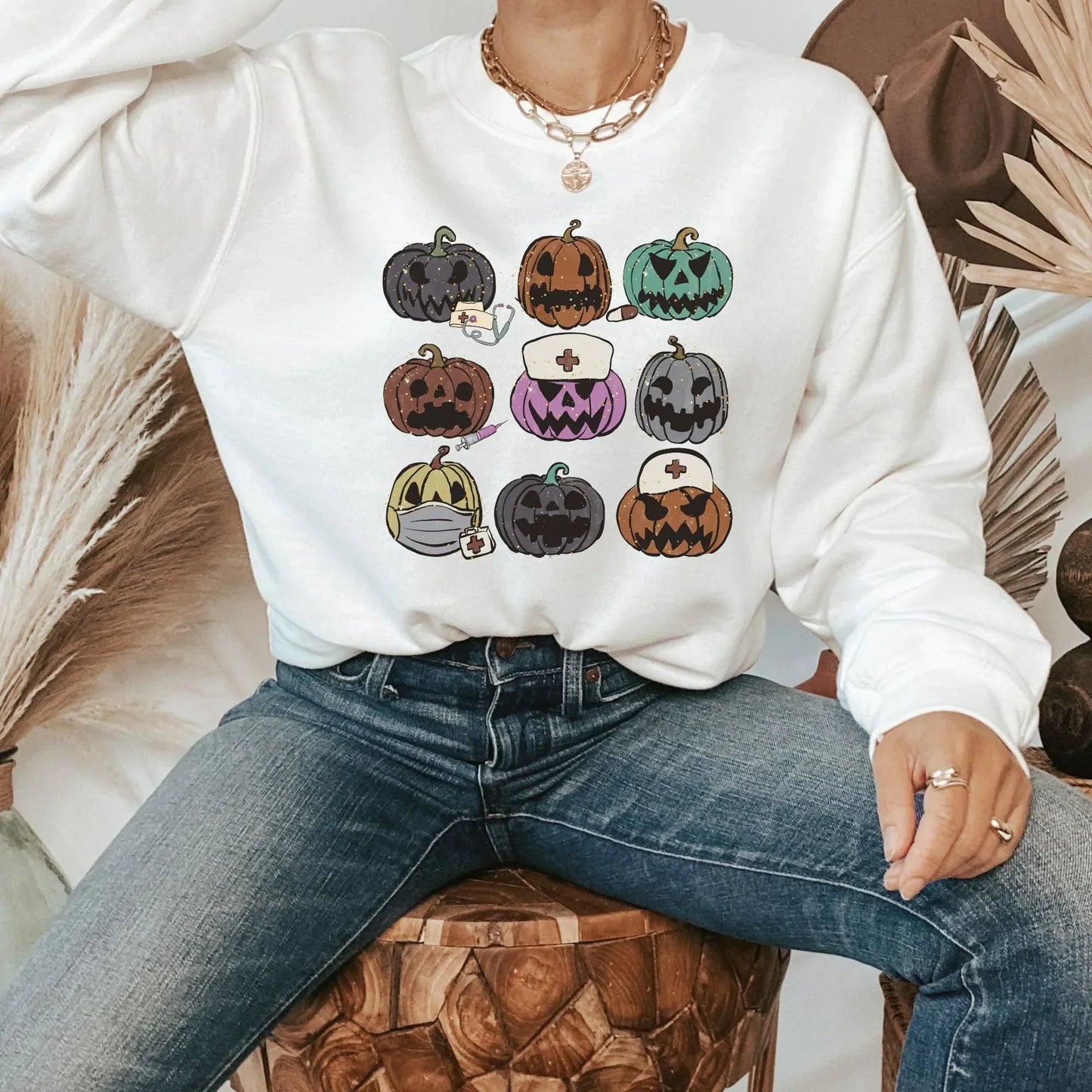 Halloween Nurse Shirt, Nursing Student Shirt, Nurse Gift, ER Nurse Sweatshirt, Spooky Nursing Hoodie, Gift for Nurse, Nurse practitioner