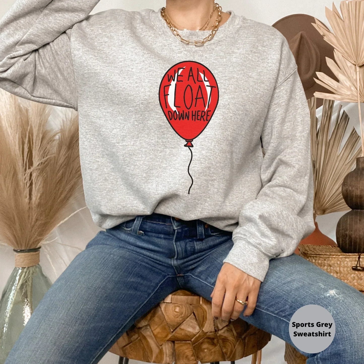 Halloween shirt, Horror Friends T-Shirt, Pennywisee We All float down here, IT Horror Film Shirt, Friends Themed Tshirt, Horror Movies Tee