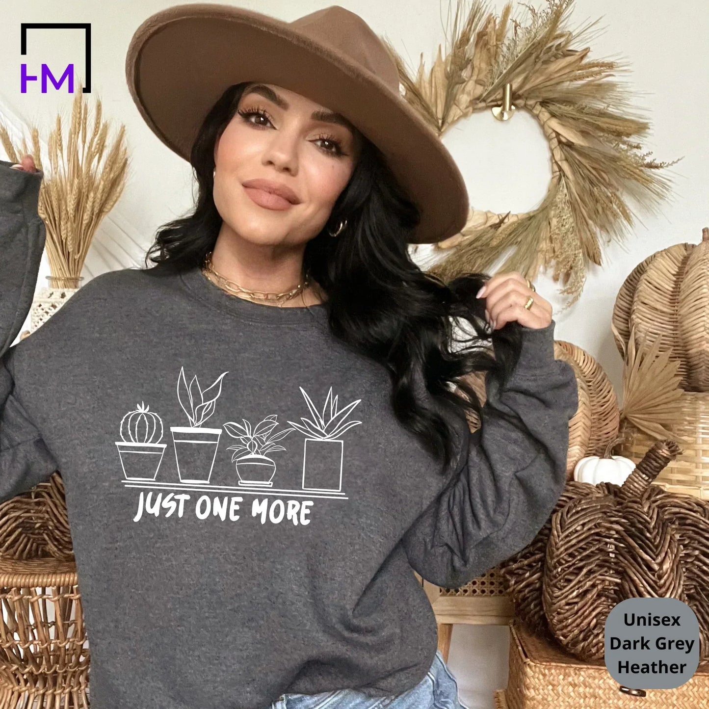Just One More Plant Shirt, Plant Lady T-Shirt, Plant Lover Gift, Gardening Shirt, Plant Mom Shirt, Gardening Shirt, Houseplant Shirt Women