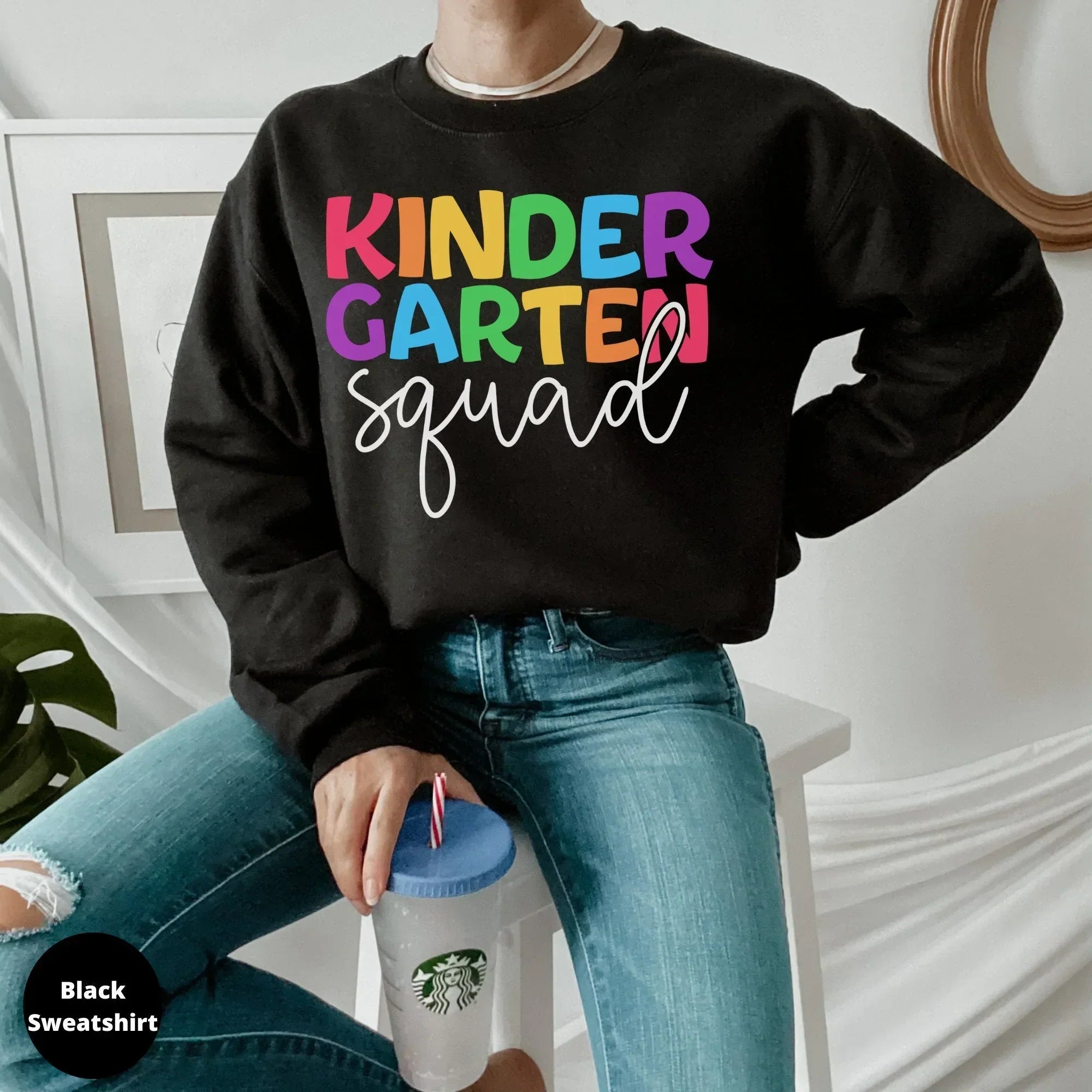 Kinder Crew TShirt, Team – Teacher HMDesignStudioUS Shirt, Kindergarten Matc Squad Shirt