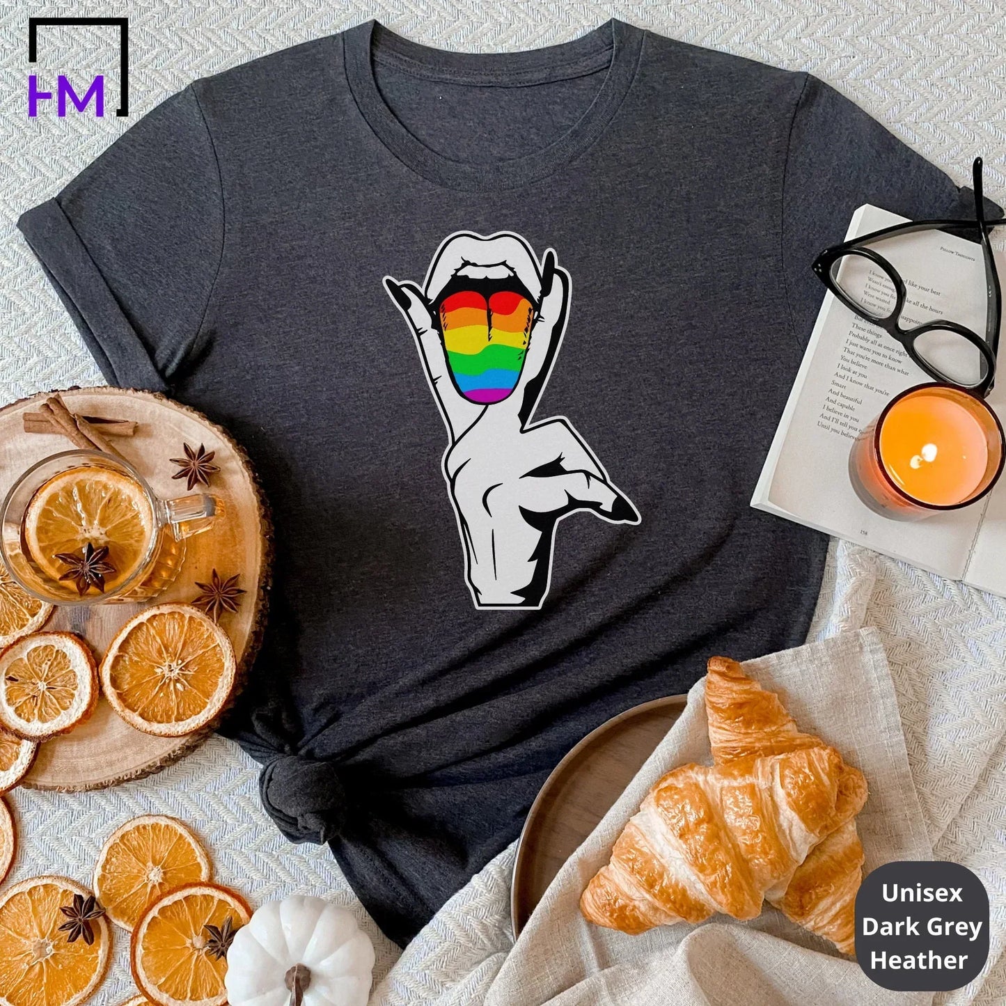 Lesbian Shirt, Peace Rainbow, Human Rights Love is Love Shirt, Retro Hippie Shirt, Equality T-Shirt, LGBTQ Support Shirts, LGBTQ Pride Tees