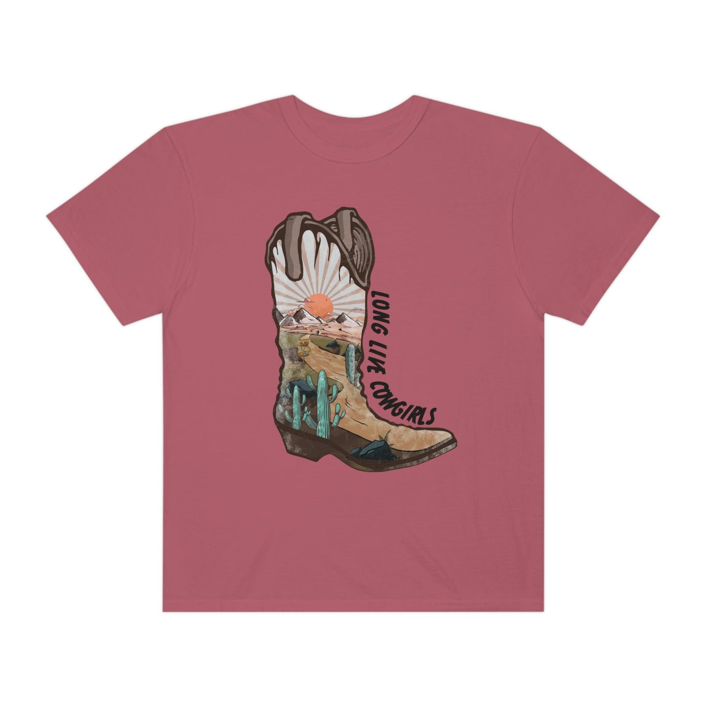 Long Live Cowgirls, Comfort Colors Western Graphic Shirt | Cowgirl T-Shirt