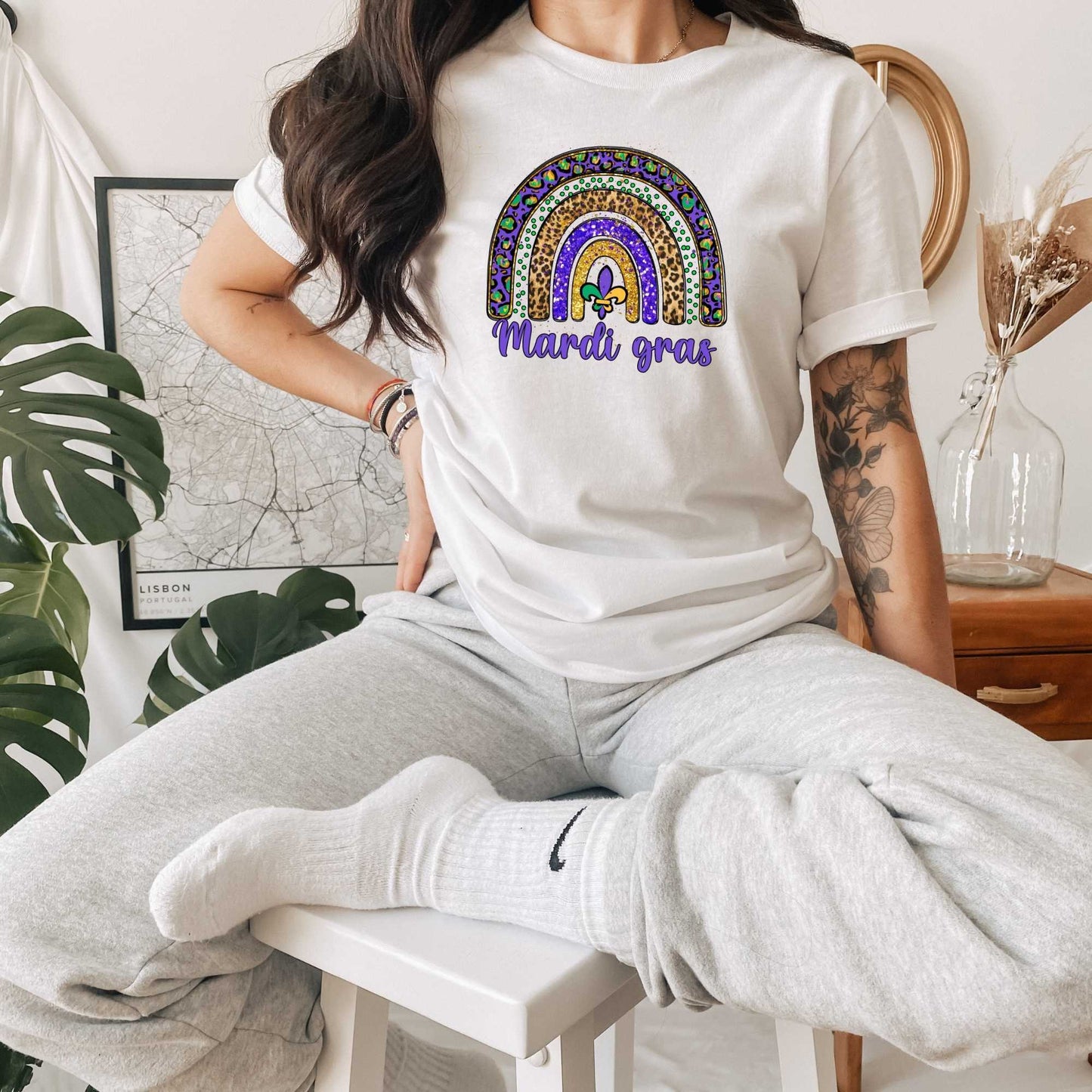 Mardi Gras Shirt, Mardi Gras Gifts, Mardi Gras Party, Fat Tuesday Shirt, Mardi Gras Parade Shirt, Plus Sizes Available Up to 5XL