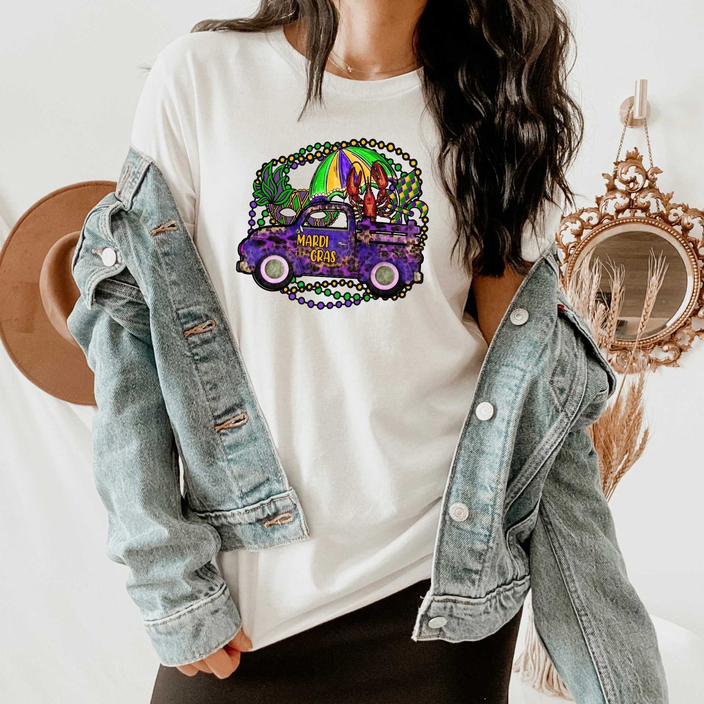 Mardi Gras Shirt or Tank Top for Women and Men, Plus Sizes Available Up to 5XL