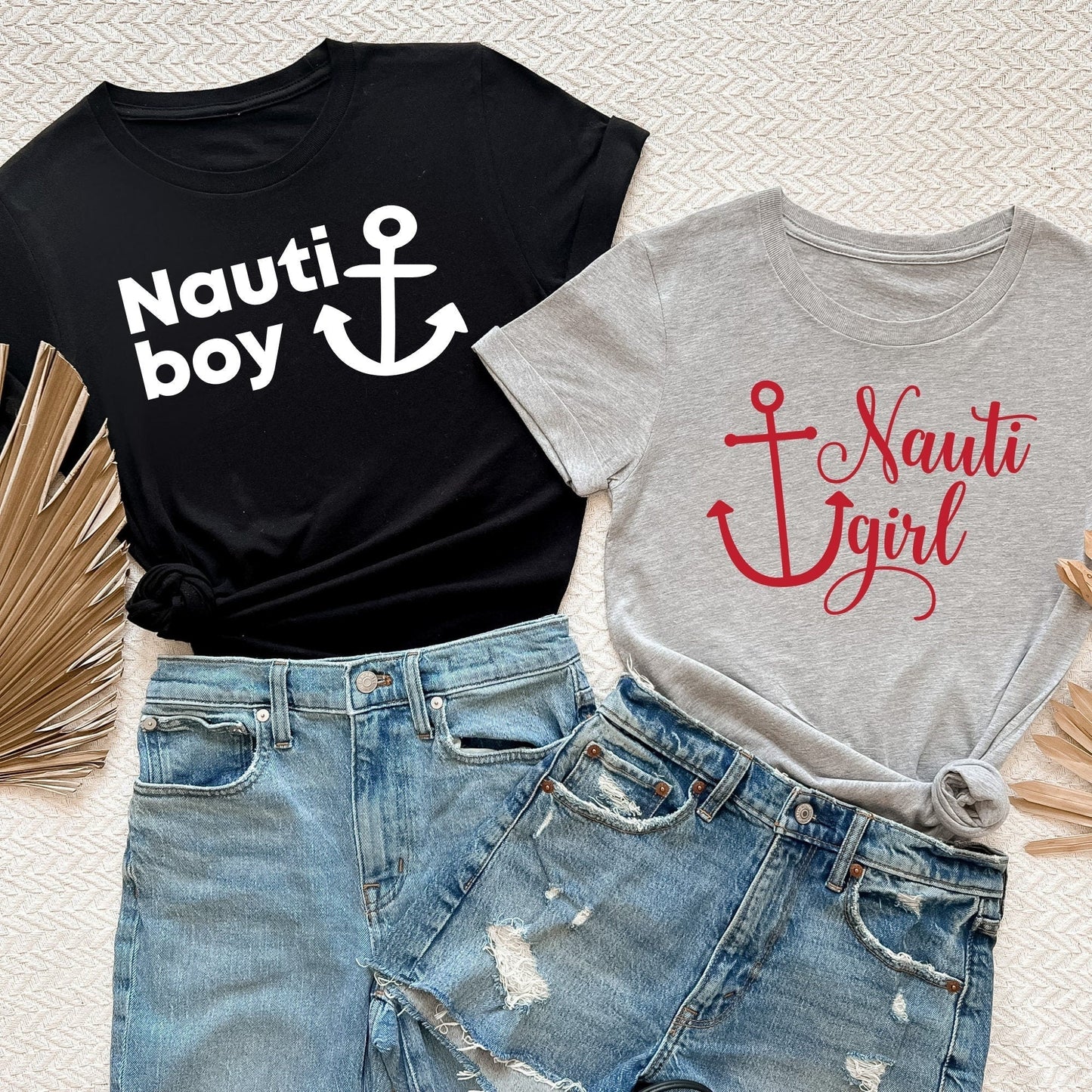 Nauti Boy & Nauti Girl Couples Cruise Shirts