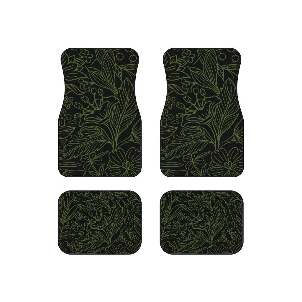 Sage Green Floor Mats, Hippie Car Floor Mat, Boho Car Mat Accessories, –  HMDesignStudioUS