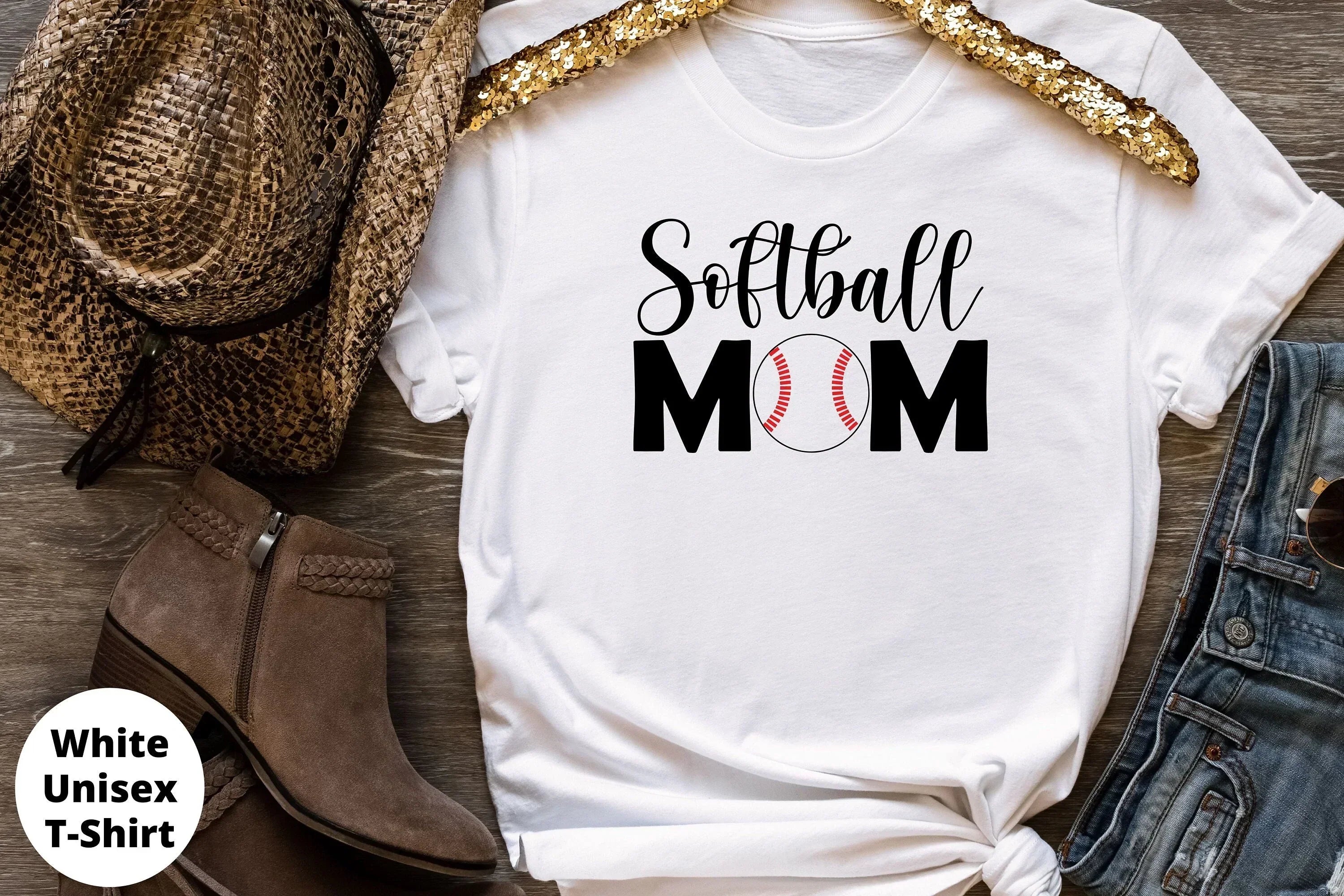Softball 2025 mom sweatshirt