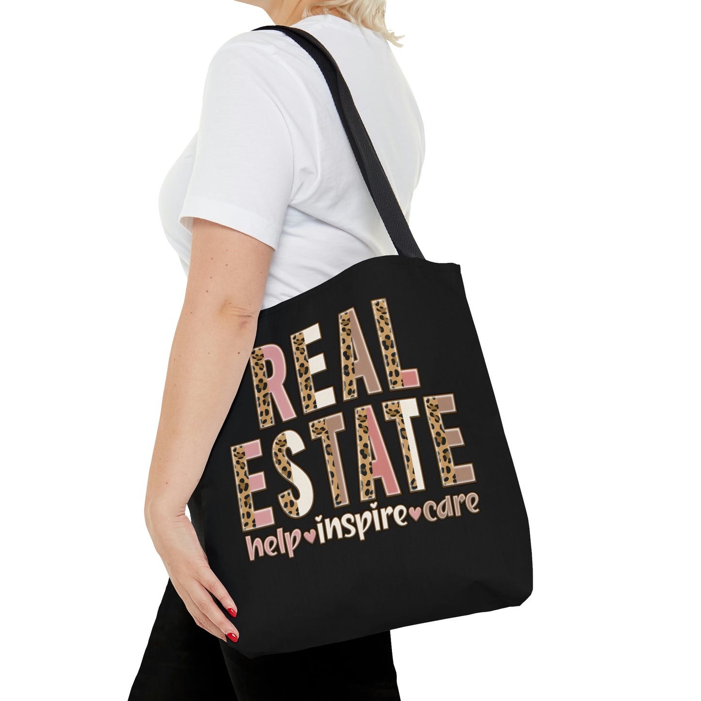 Animal Print Realtor Tote Bag