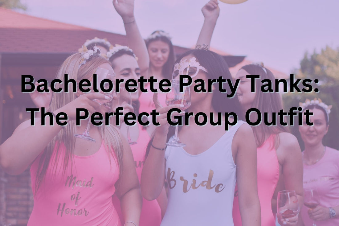 Bachelorette Party Tanks: The Perfect Group Outfit HMDesignStudioUS