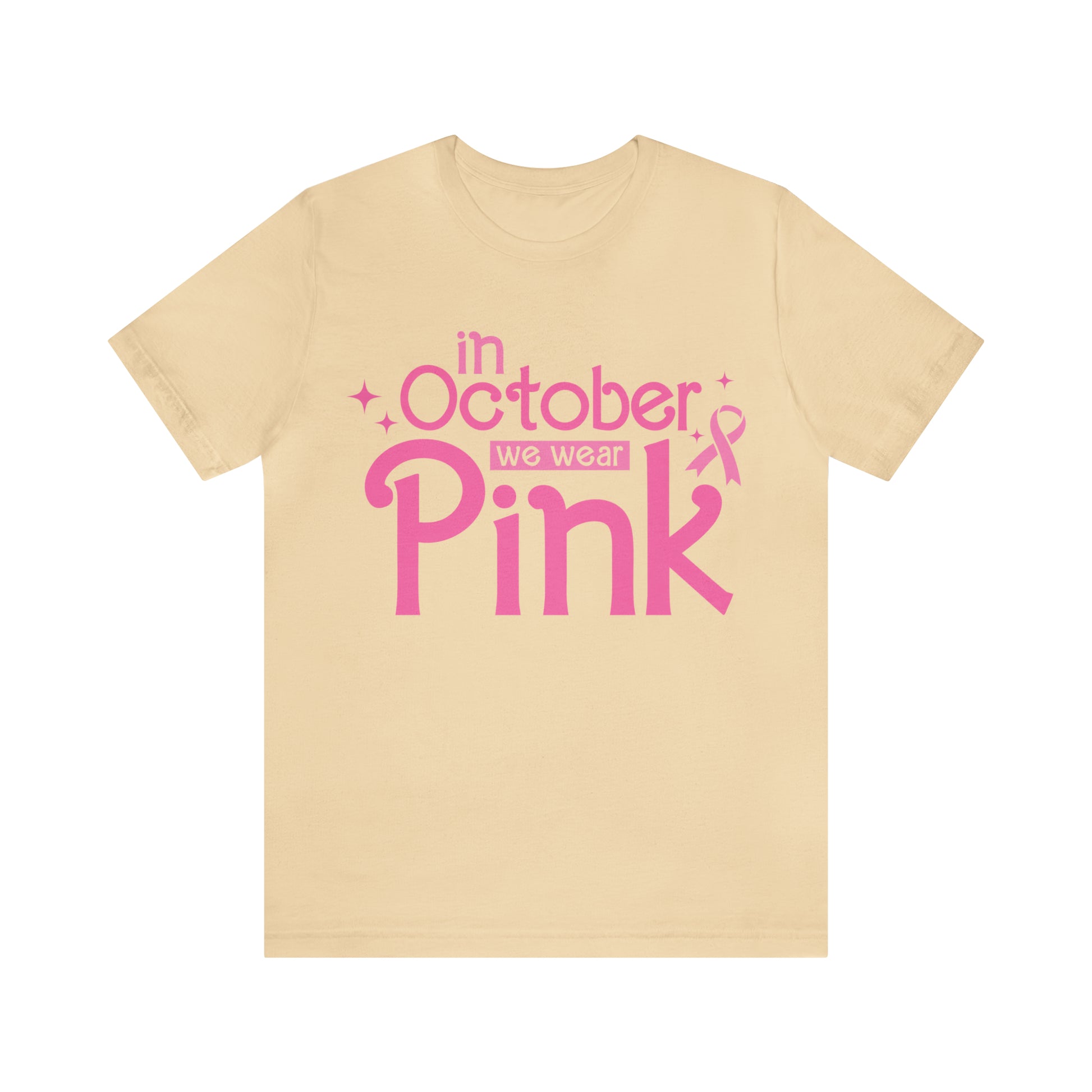 In October We Wear Pink Cancer Breast Cancer Shirt