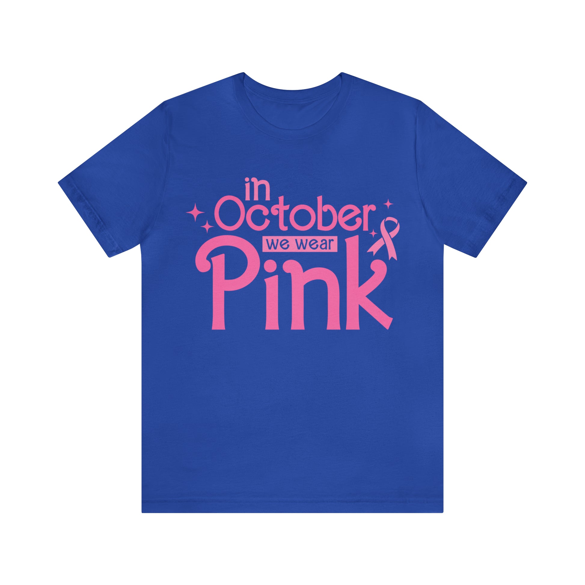 In October We Wear Pink Cancer Breast Cancer Shirt