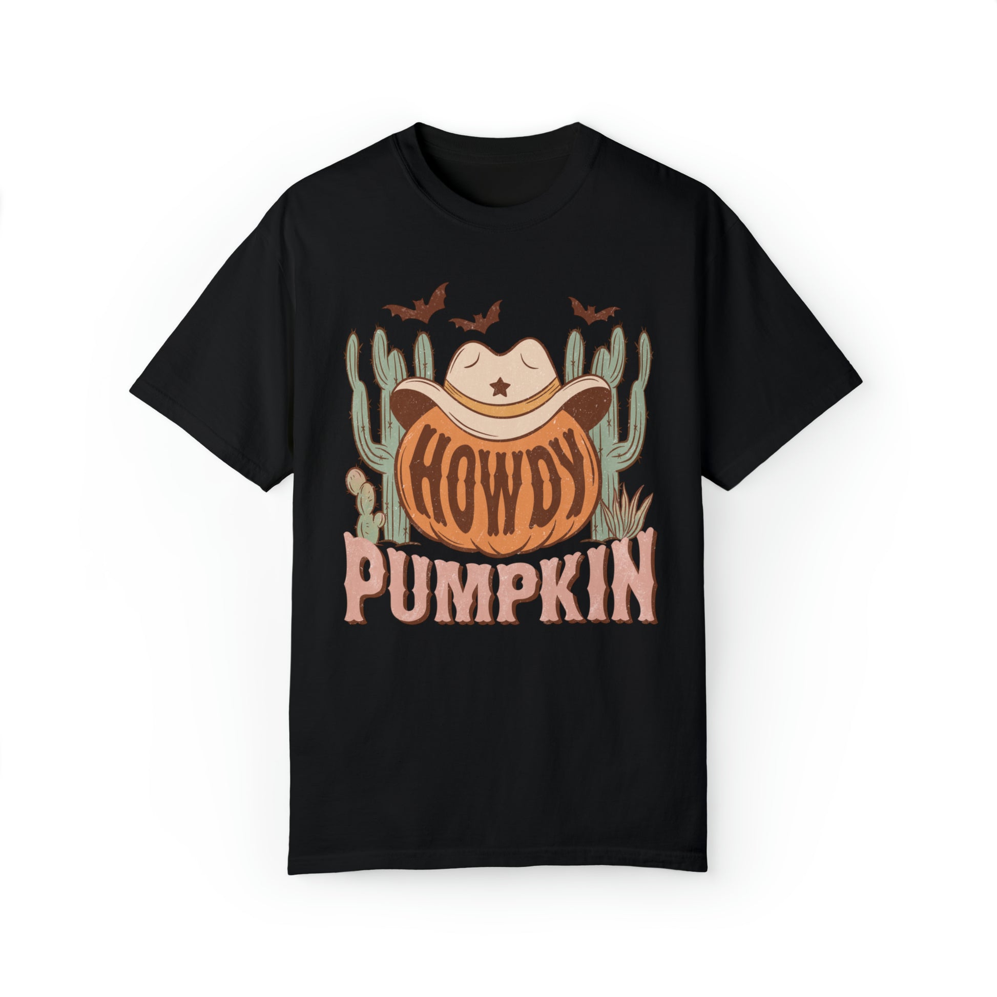 Howdy Pumpkin Western Comfort Colors Halloween Shirt