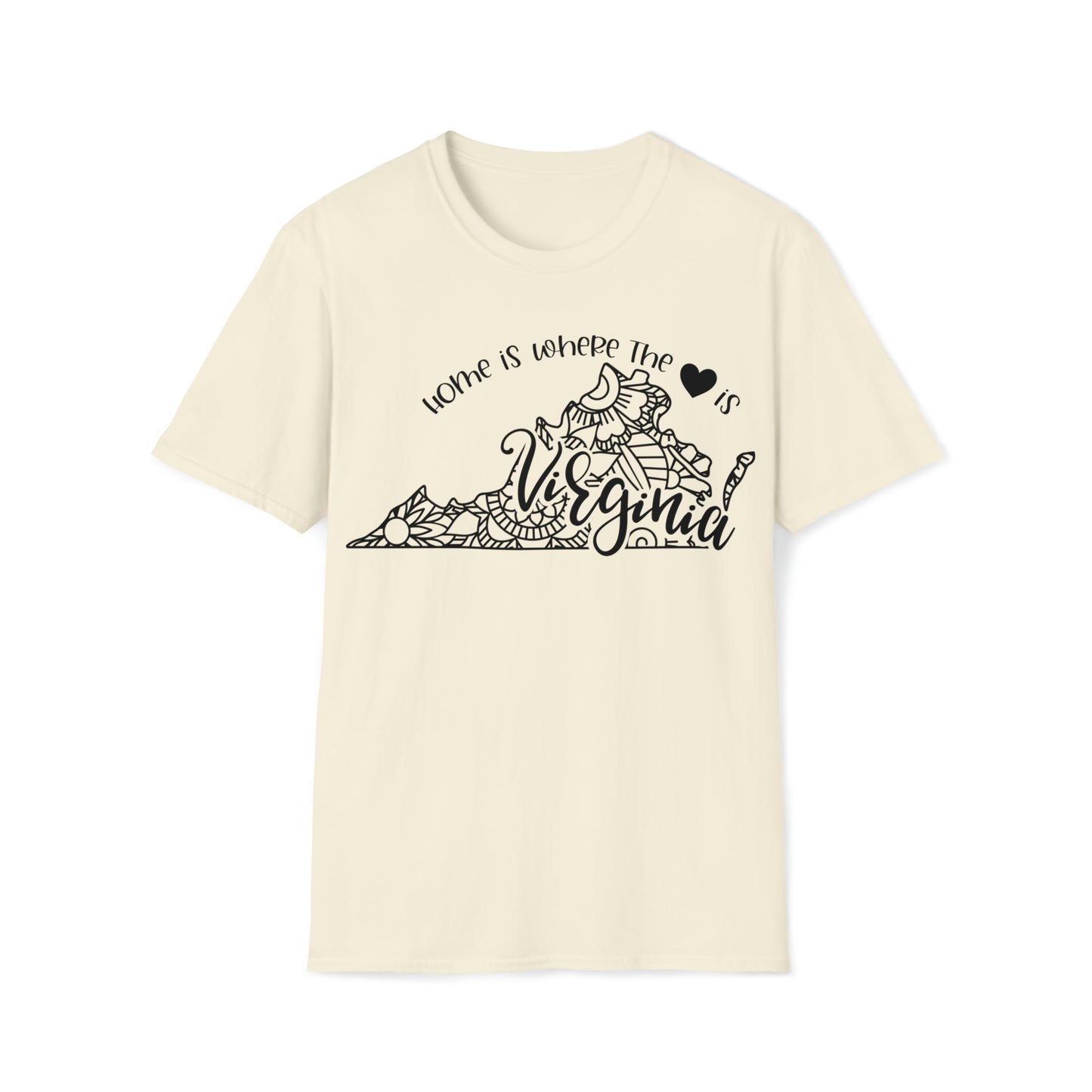 Home is Where the Heart is Virginia T-Shirt