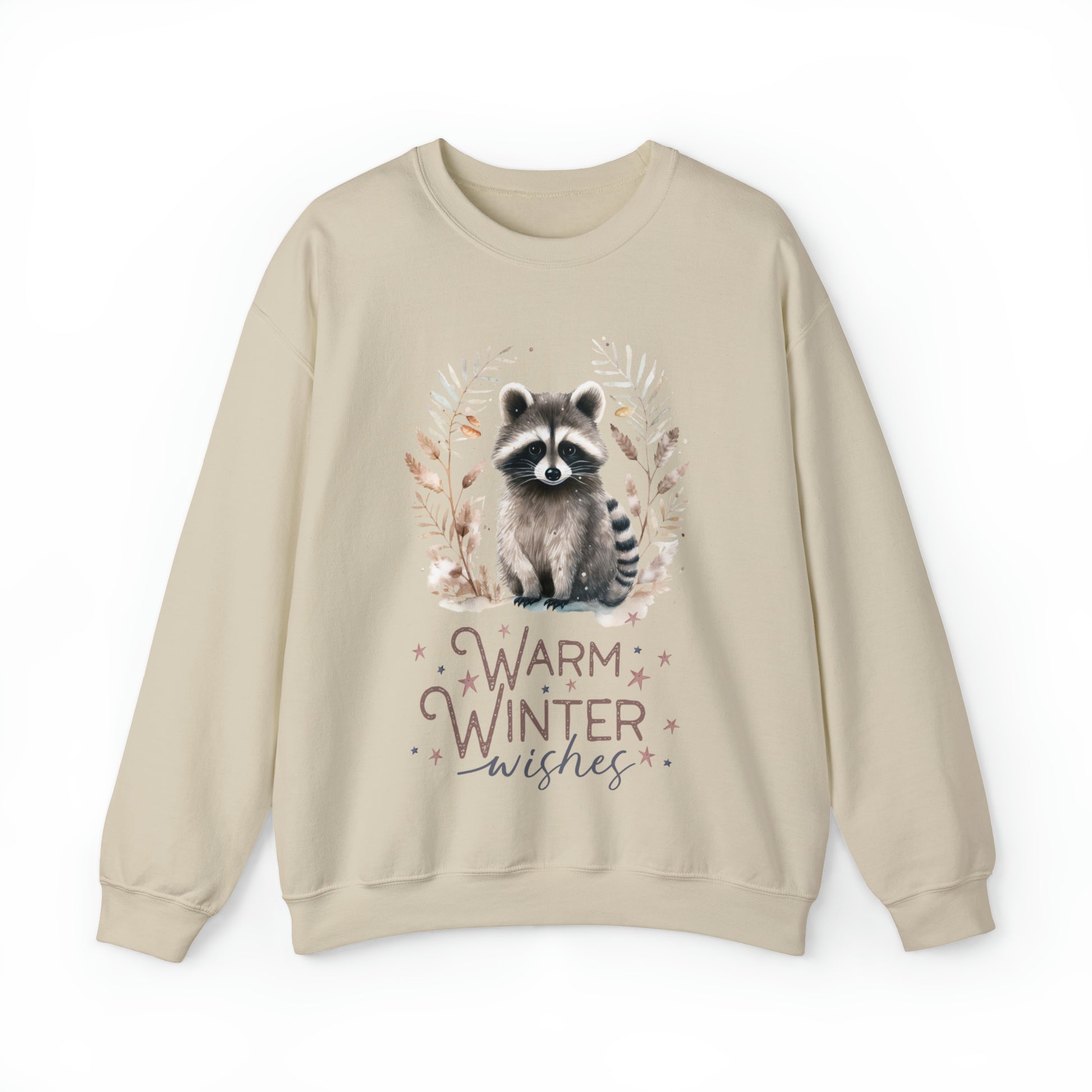 Warm Winter Wishes Racoon Wanderlust Sweatshirt