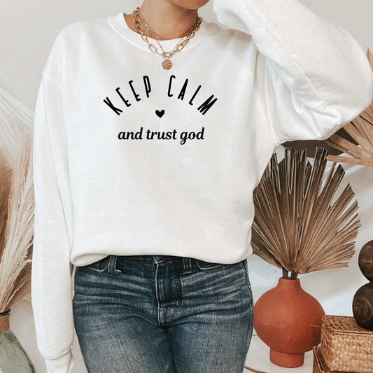 Keep Calm and Trust God Christian Shirt